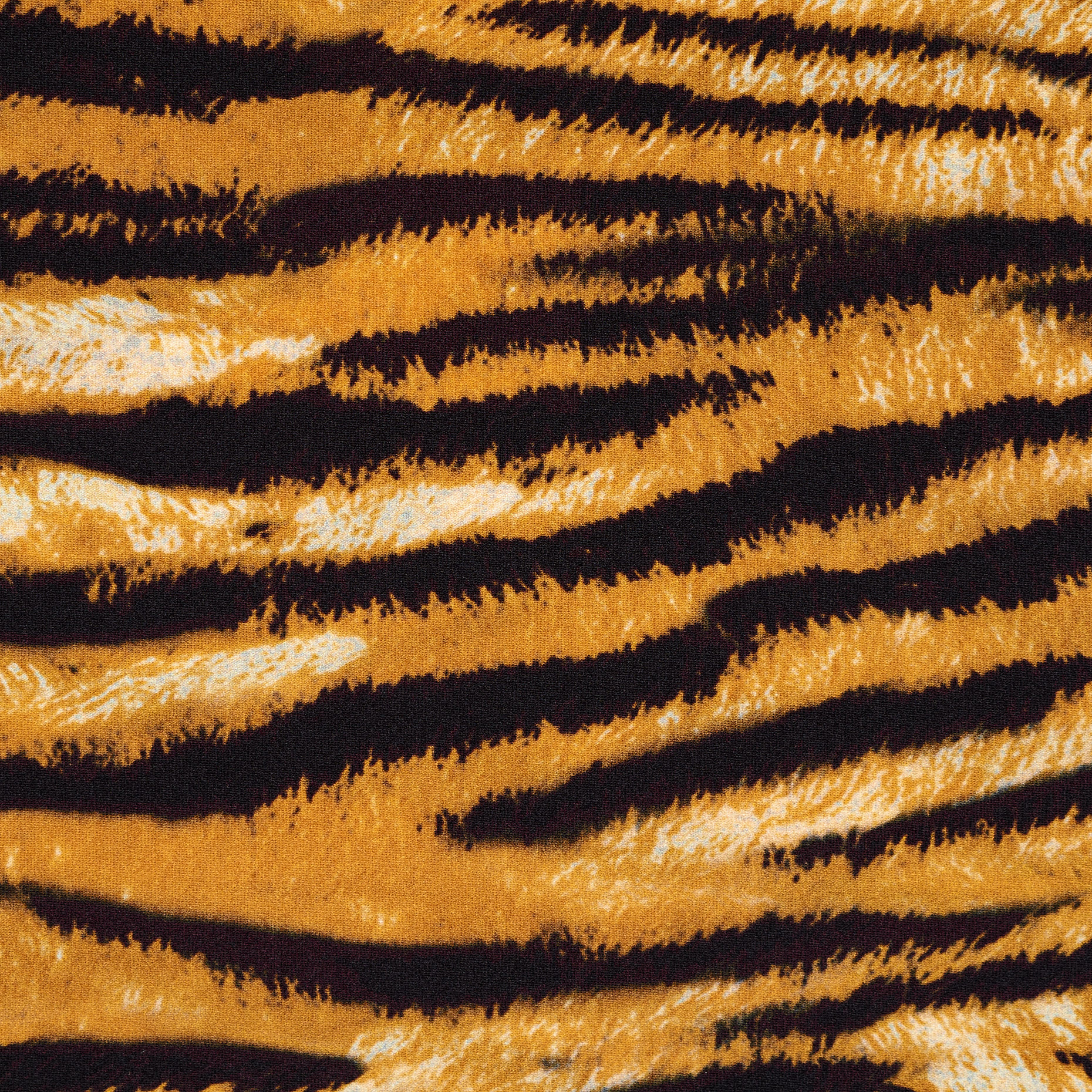 Single Jersey, Élastique, Imprimé, Flame Orange (F000042865) - Tissage