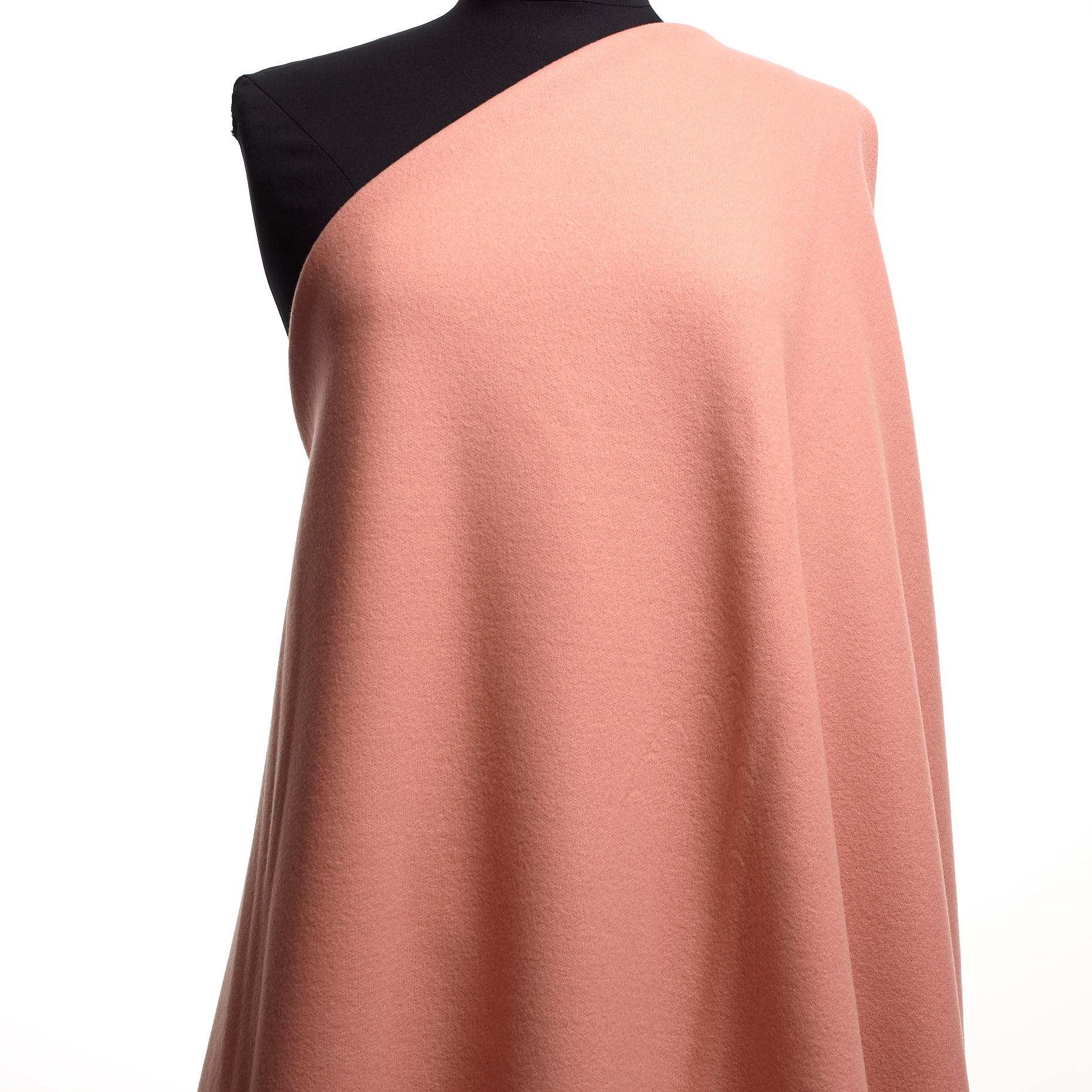 Трикотаж, Двойной, Шерсть, Strawberry Cream (F000040086) - Манекен