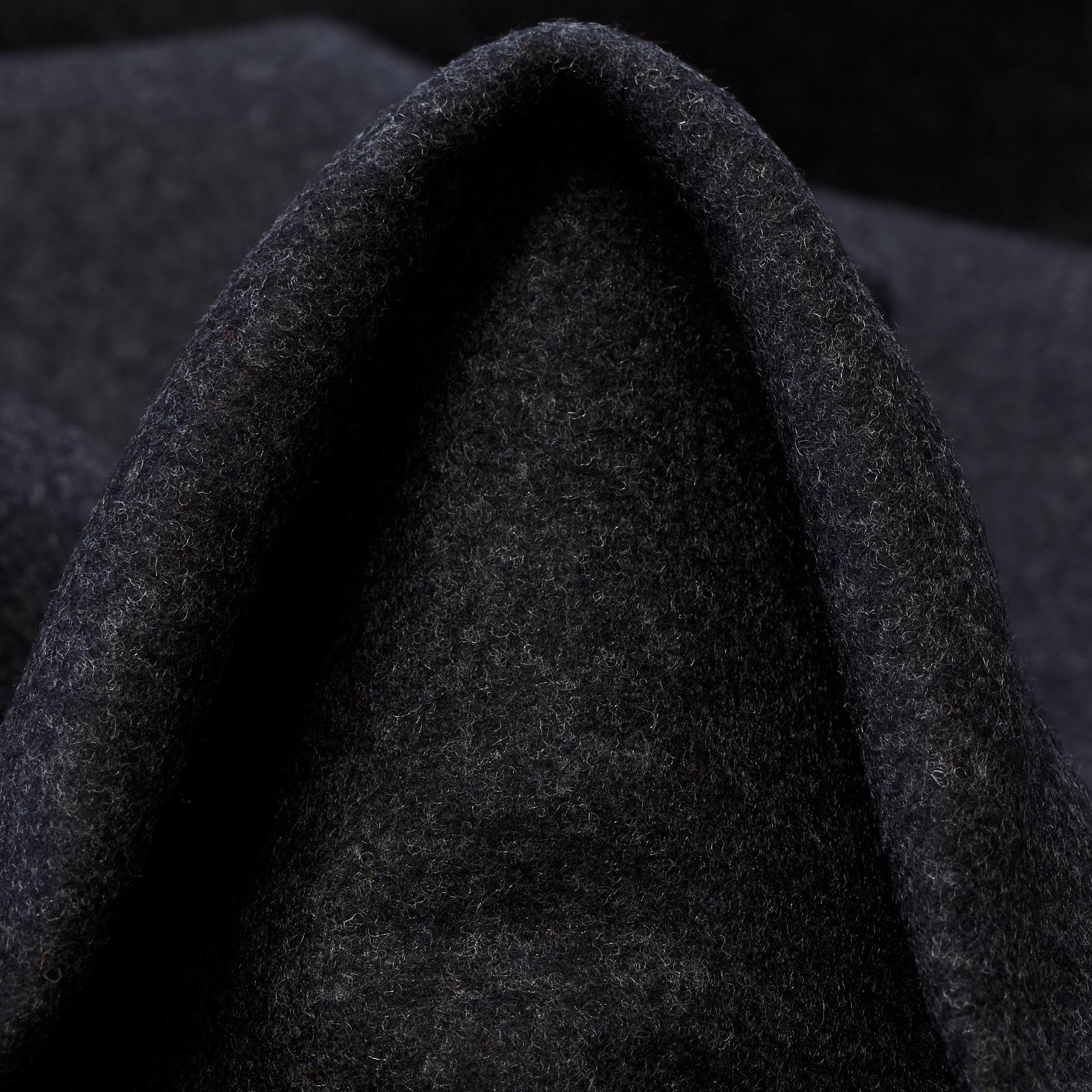DOUBLE, WOOL, MELANGE, ASPHALT (F000038145)