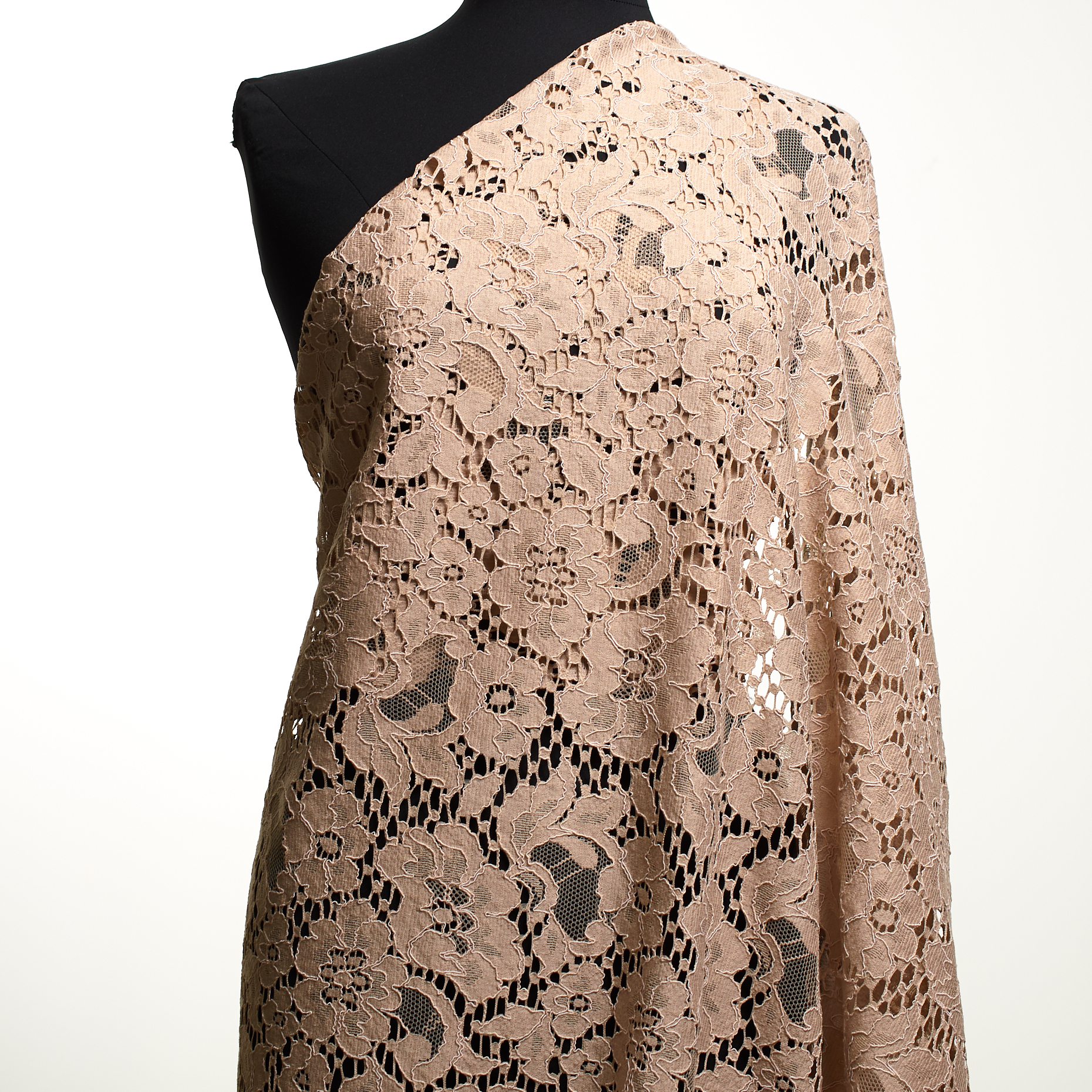 Pizzo, Cotone, Misto Viscosa, Rose Dust (F000033815) - Manichino