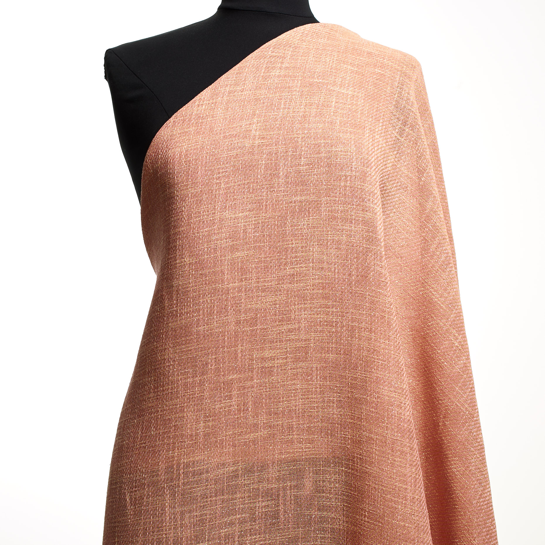 Cotone, Lurex, Trasparente, English Rose (F000018771) - Manichino