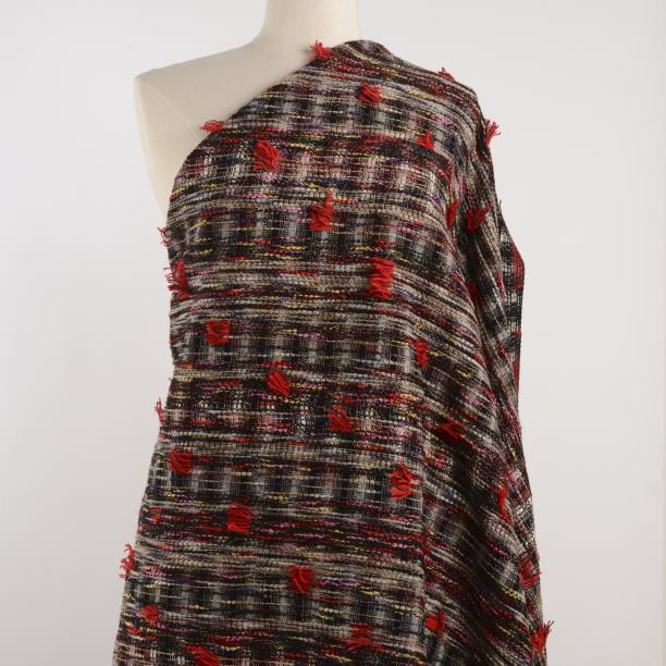 CHANEL, COTTON BLEND, RED ALERT&RAVEN BLACK (AQ000101) - Mannequin