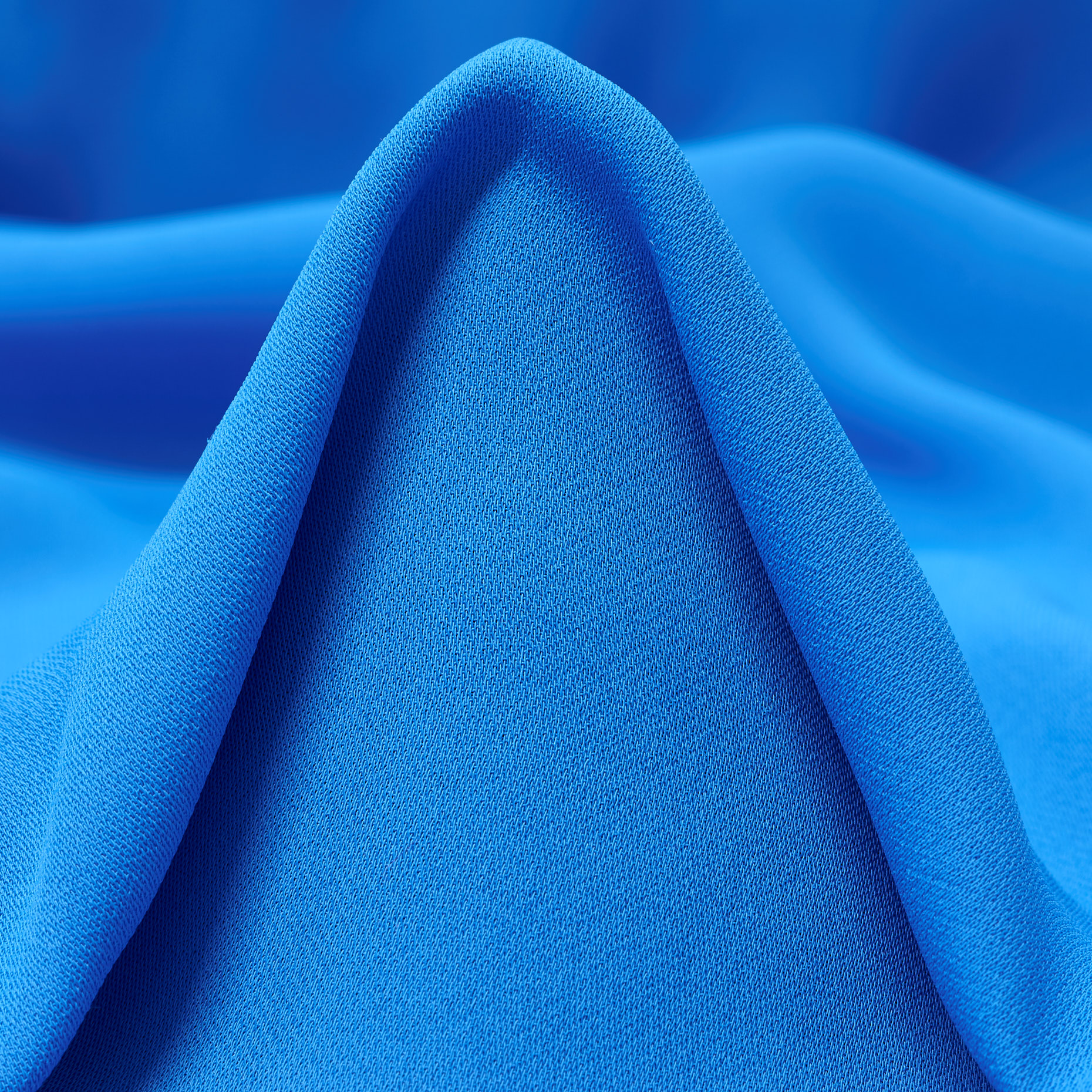 Krepa, Wiskoza, Malibu Blue (F000045426)