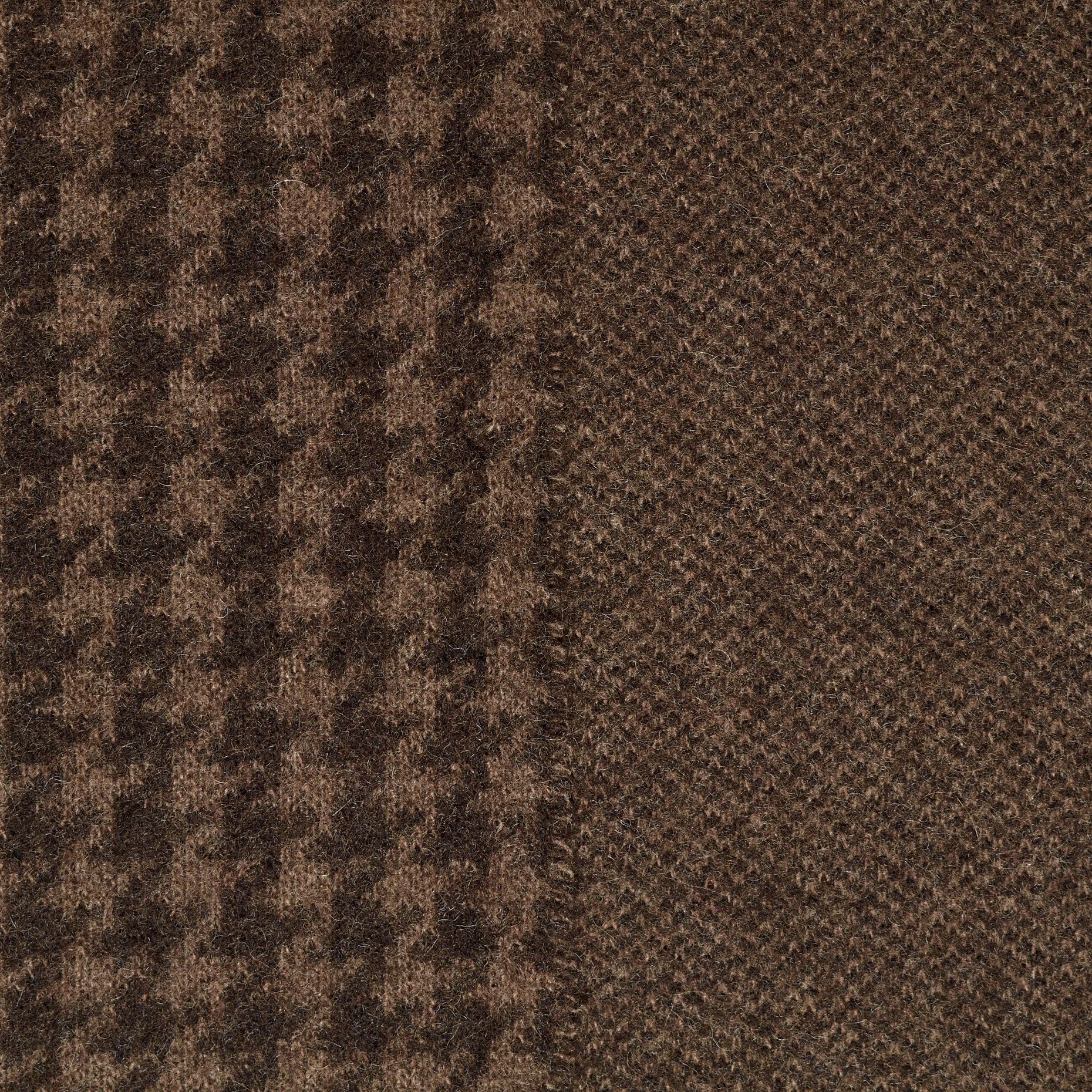 JERSEY, JACQUARD, WOOL, HOT FUDGE (F000044392) - Texture