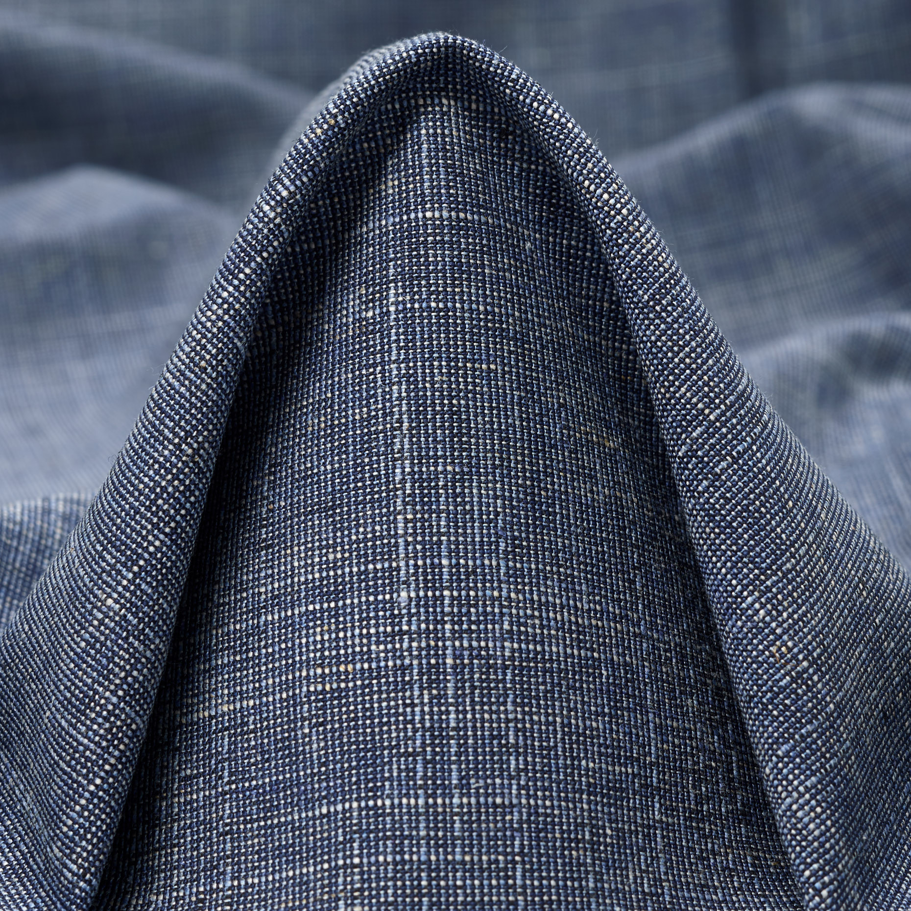 VIRGIN WOOL, LINEN BLEND, MELANGE, RIVERSIDE (F000045209)