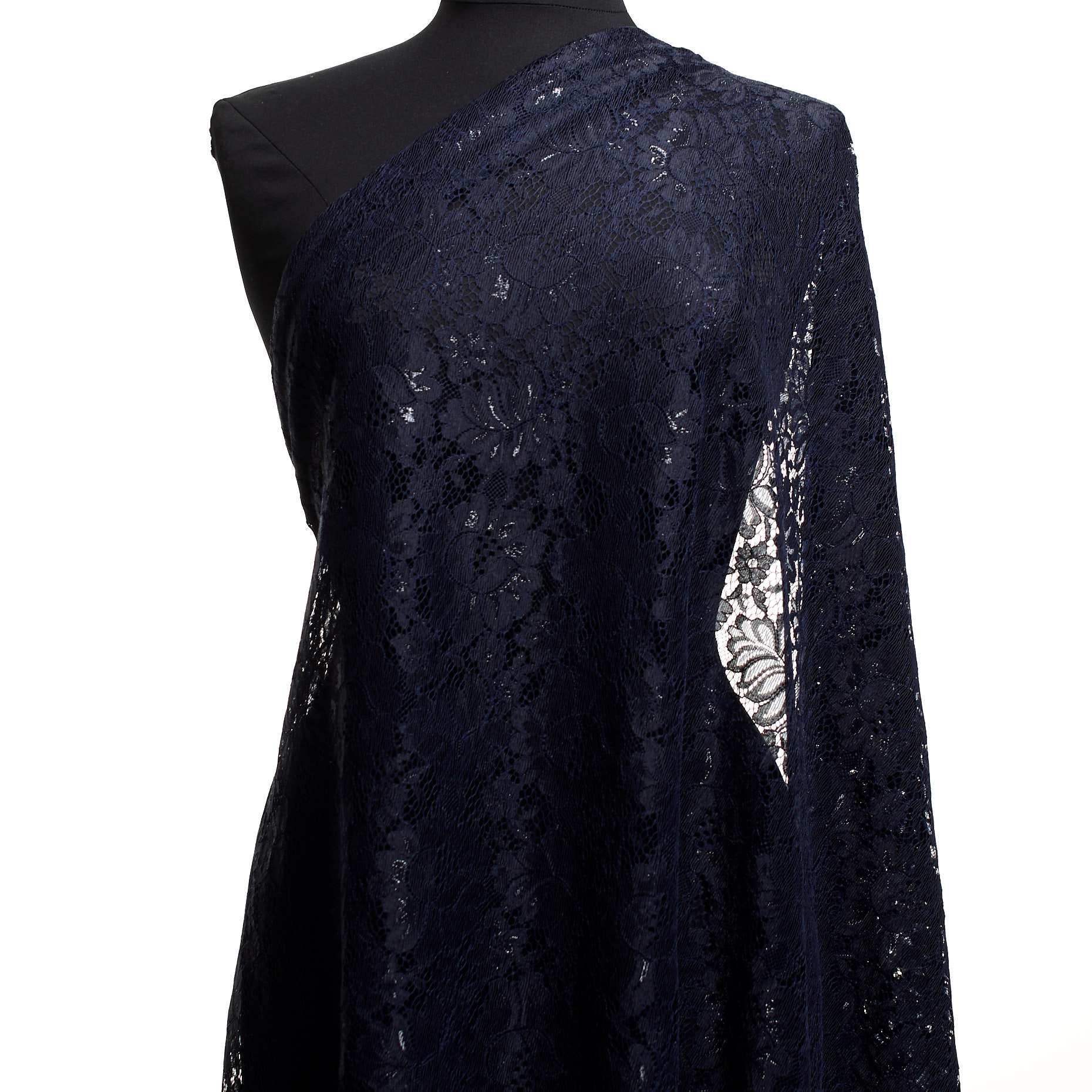 Encaje, Ramié, Metallic, Night Sky (F000037523) - Maniquí