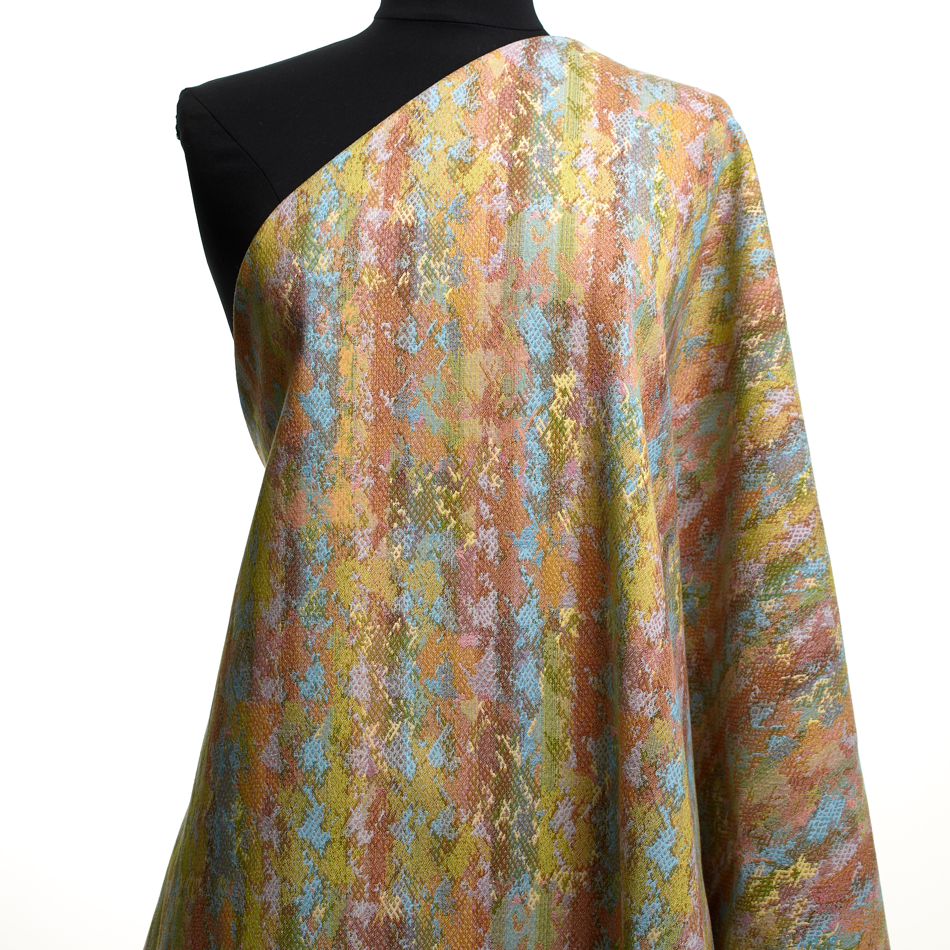 Jacquard, Algodón Mix, Elástico, Transparent Yellow&Crocus (P000004200) - Maniquí