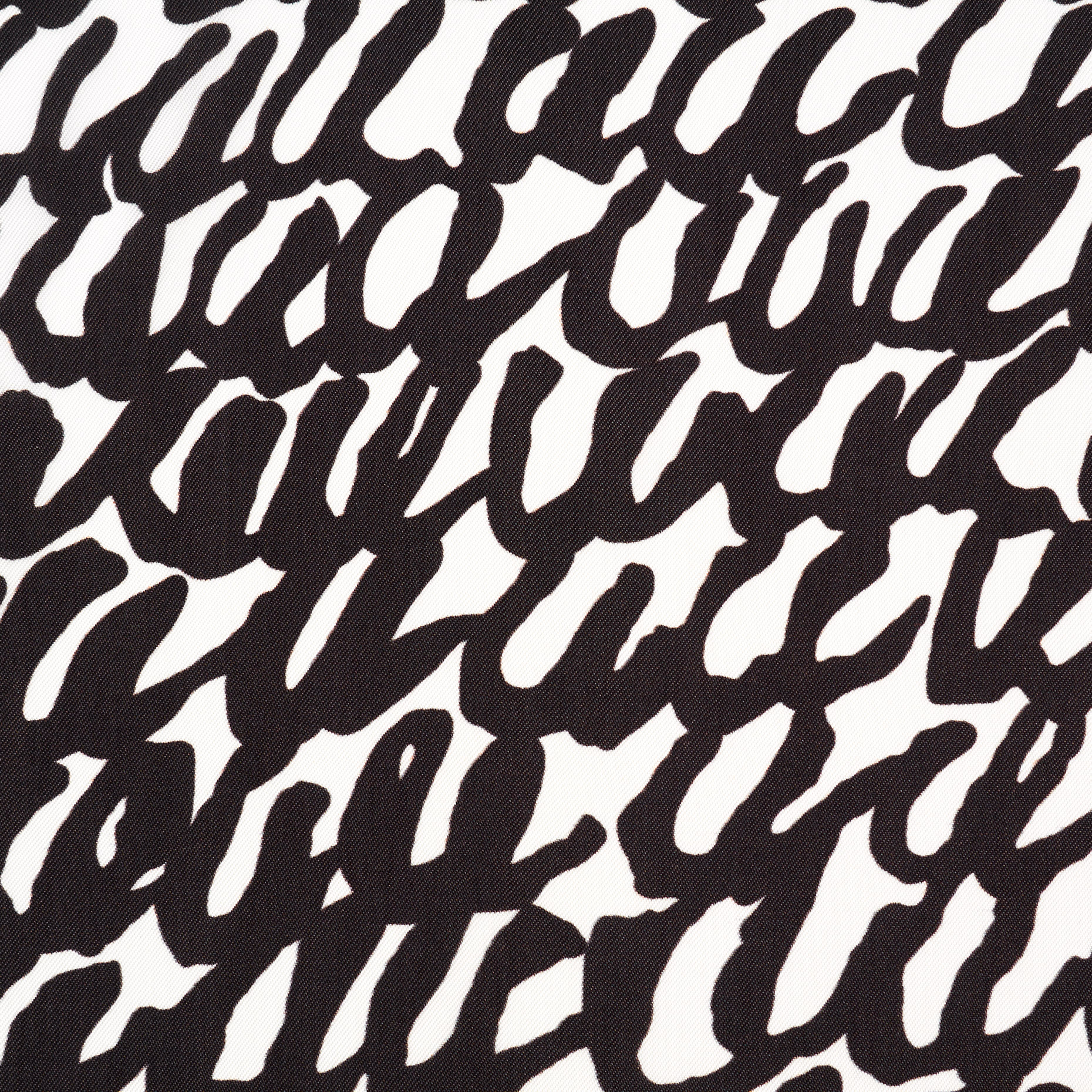 Подкладка, Купра, Принт, Raven Black&Brilliant White (F000041943) - Ткань