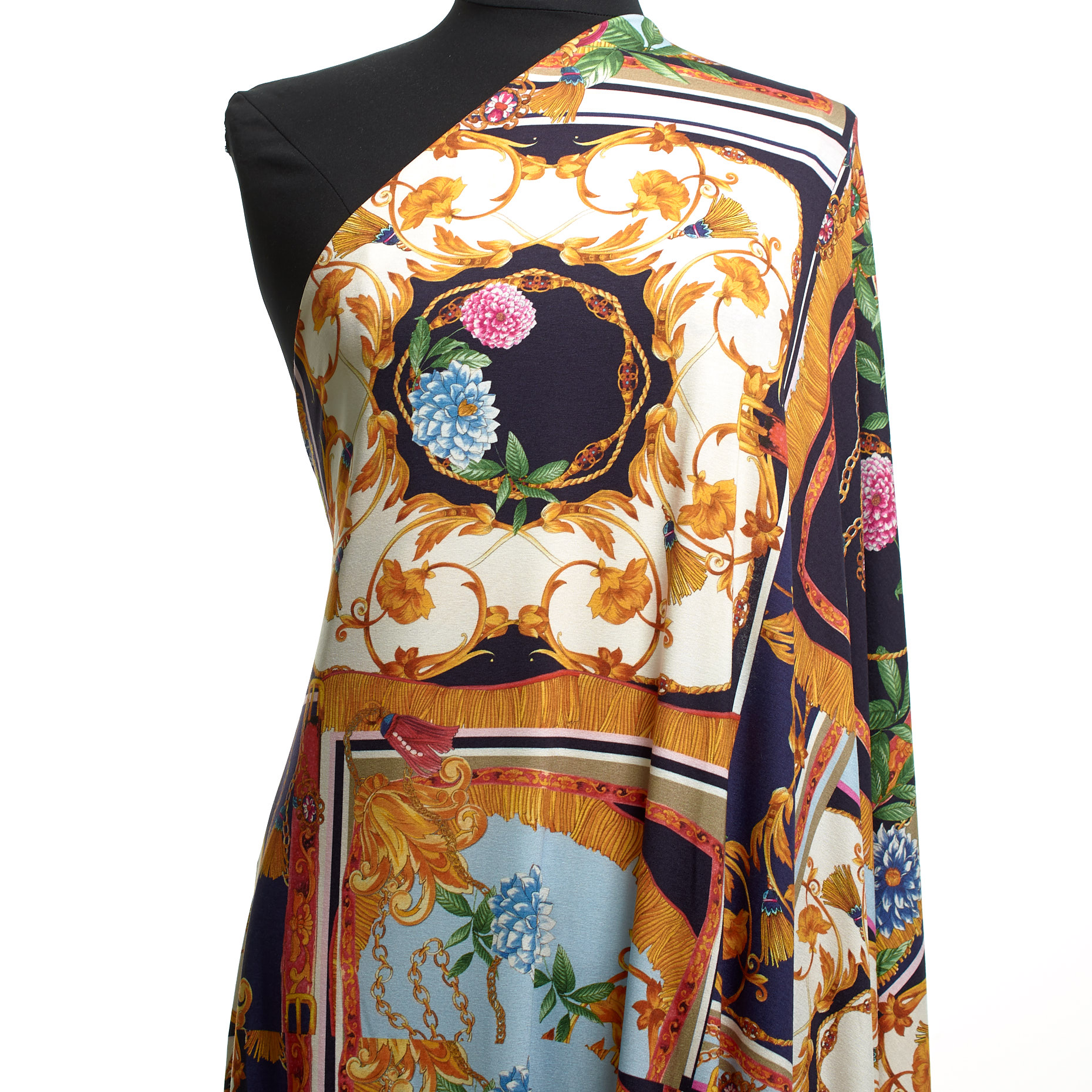 Одиночный Джерси, Вискоза, Принт, Multicolor (F000041178) - Манекен