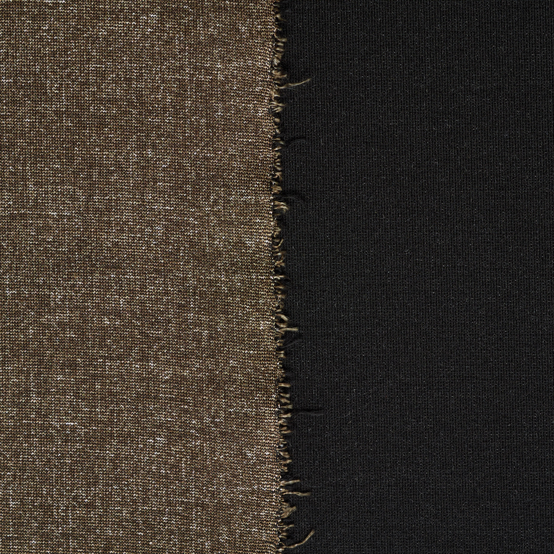 JERSEY, PUNTO MILANO, VISCOSE BLEND, BURNT OLIVE (F000044810) - Texture