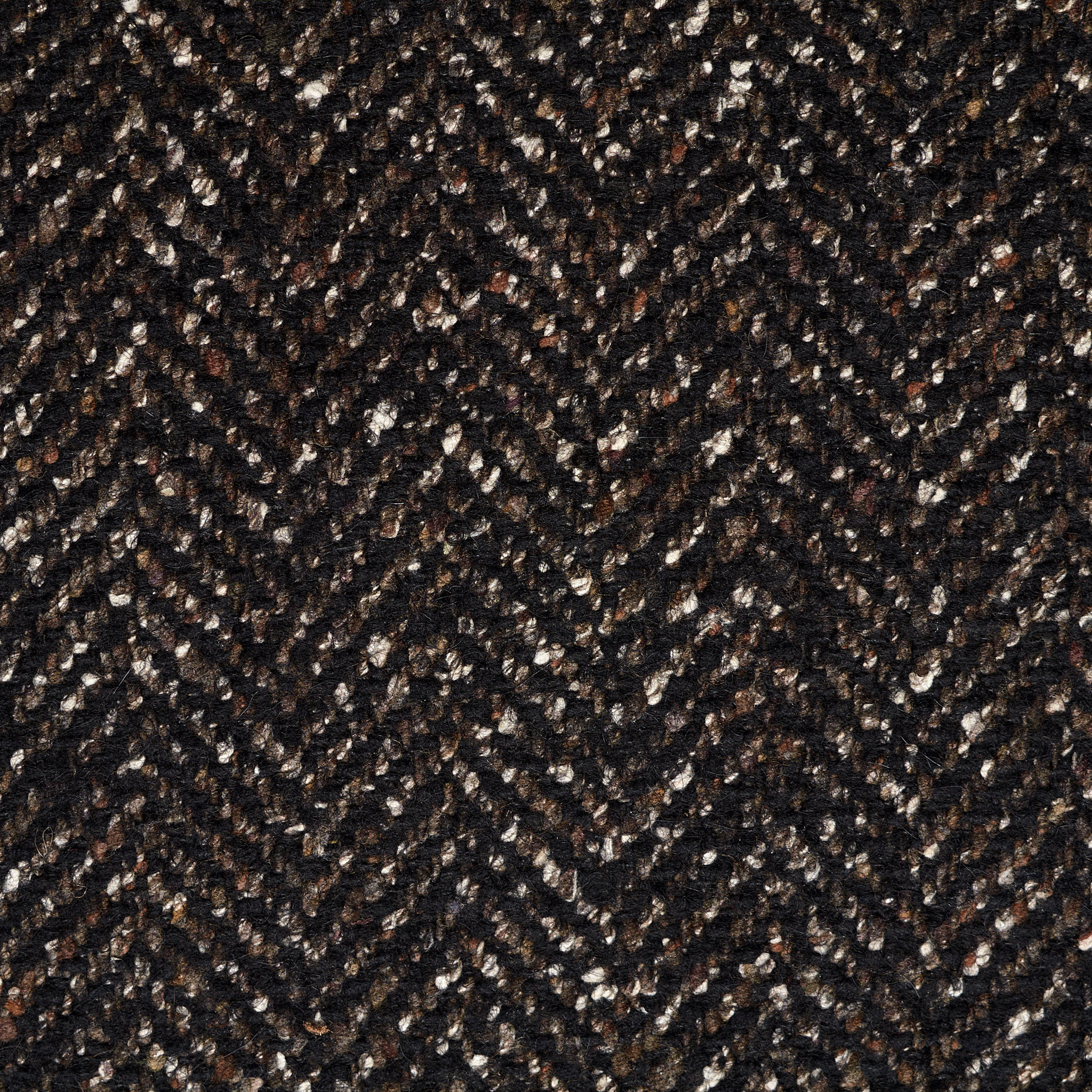 Lana Cardada, Espiguilla, Raven Black&Bitter Chocolate (F000042288) - Tejido