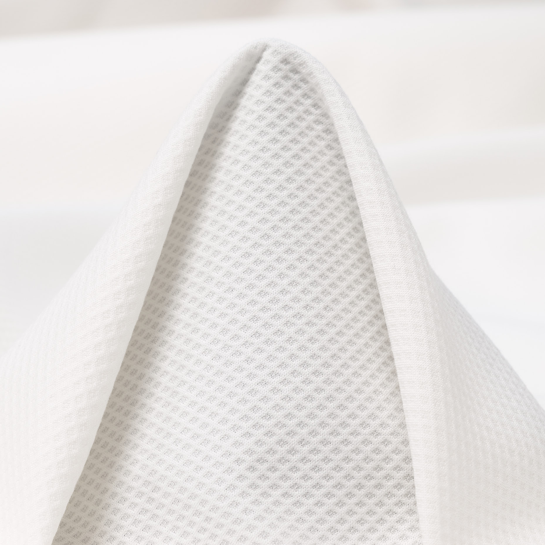 PIQUÉ, COTTON ELASTIC, SNOW WHITE (F000038496)