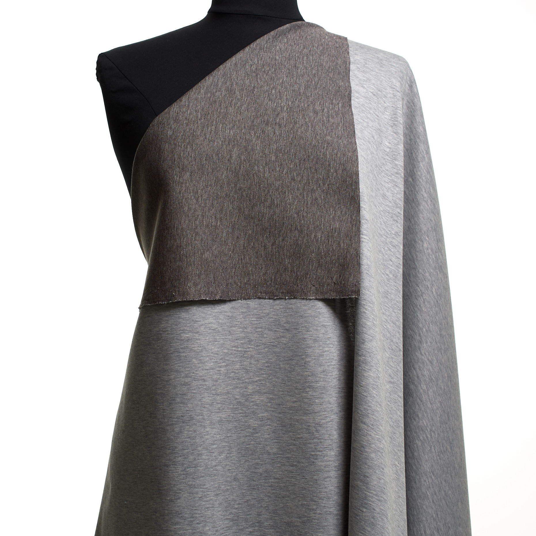 Двойной, Пике, Хлопок, Iron&Lunar Rock (F000048037) - Манекен