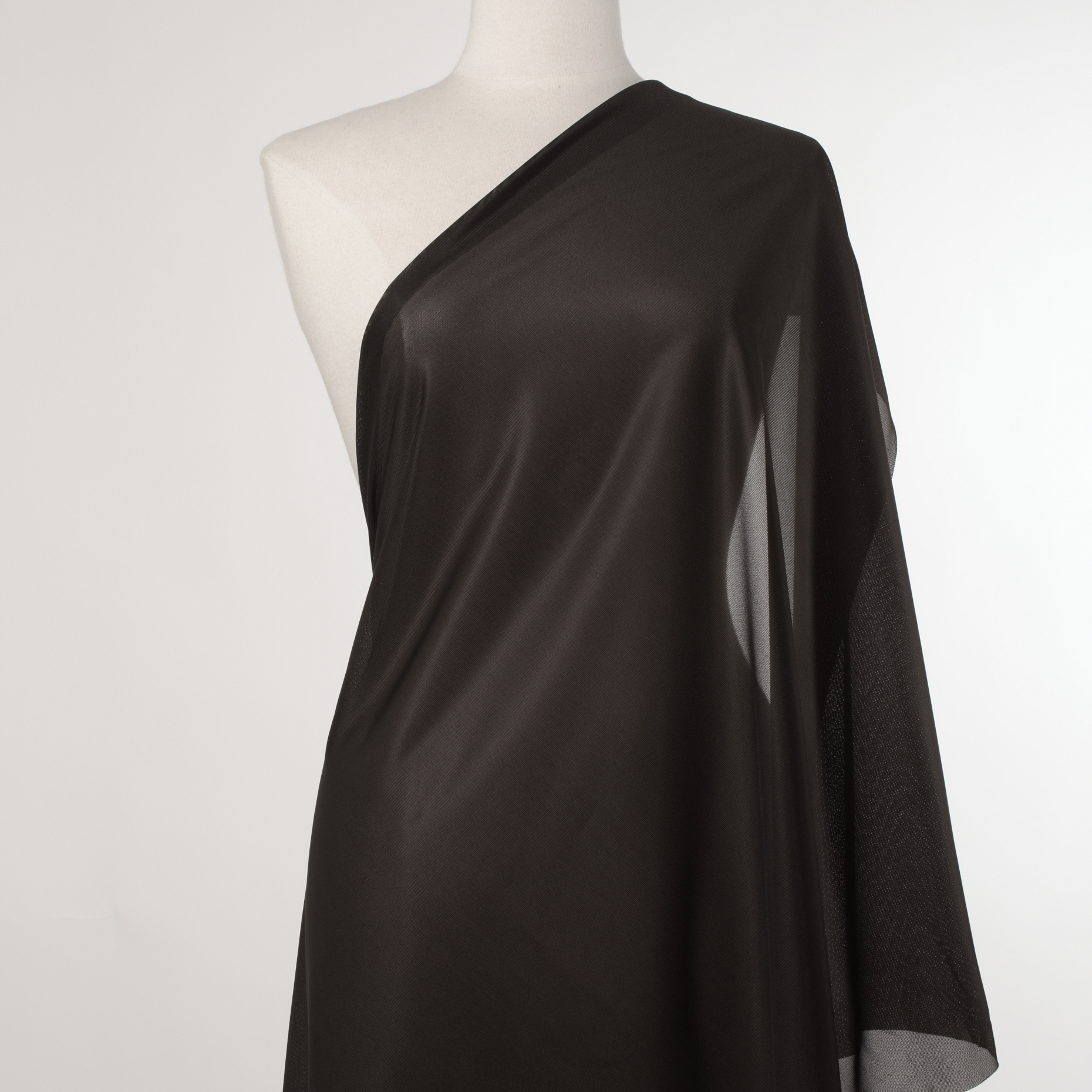 Charmeuse, Mesh, Coffee (F000020217) - Maniquí