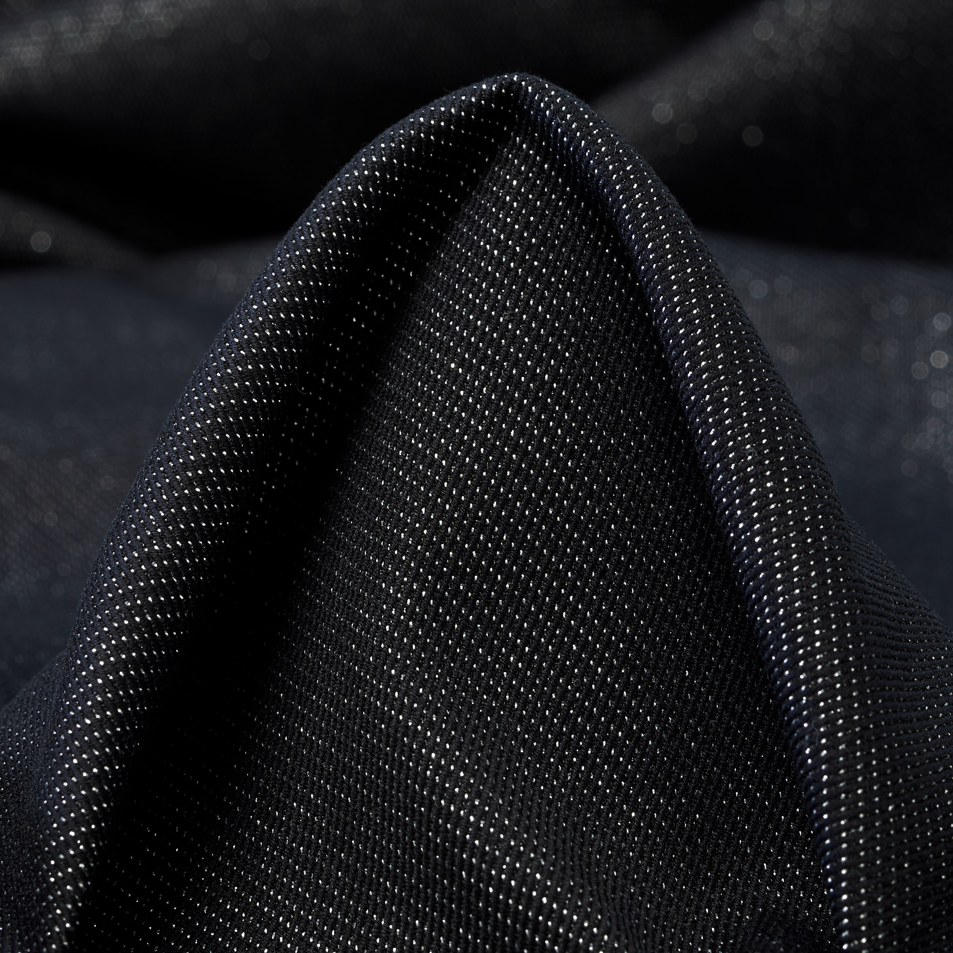 JACQUARD DOUBLE, COTTON ELASTIC, BLACKENED PEARL (F000041380)