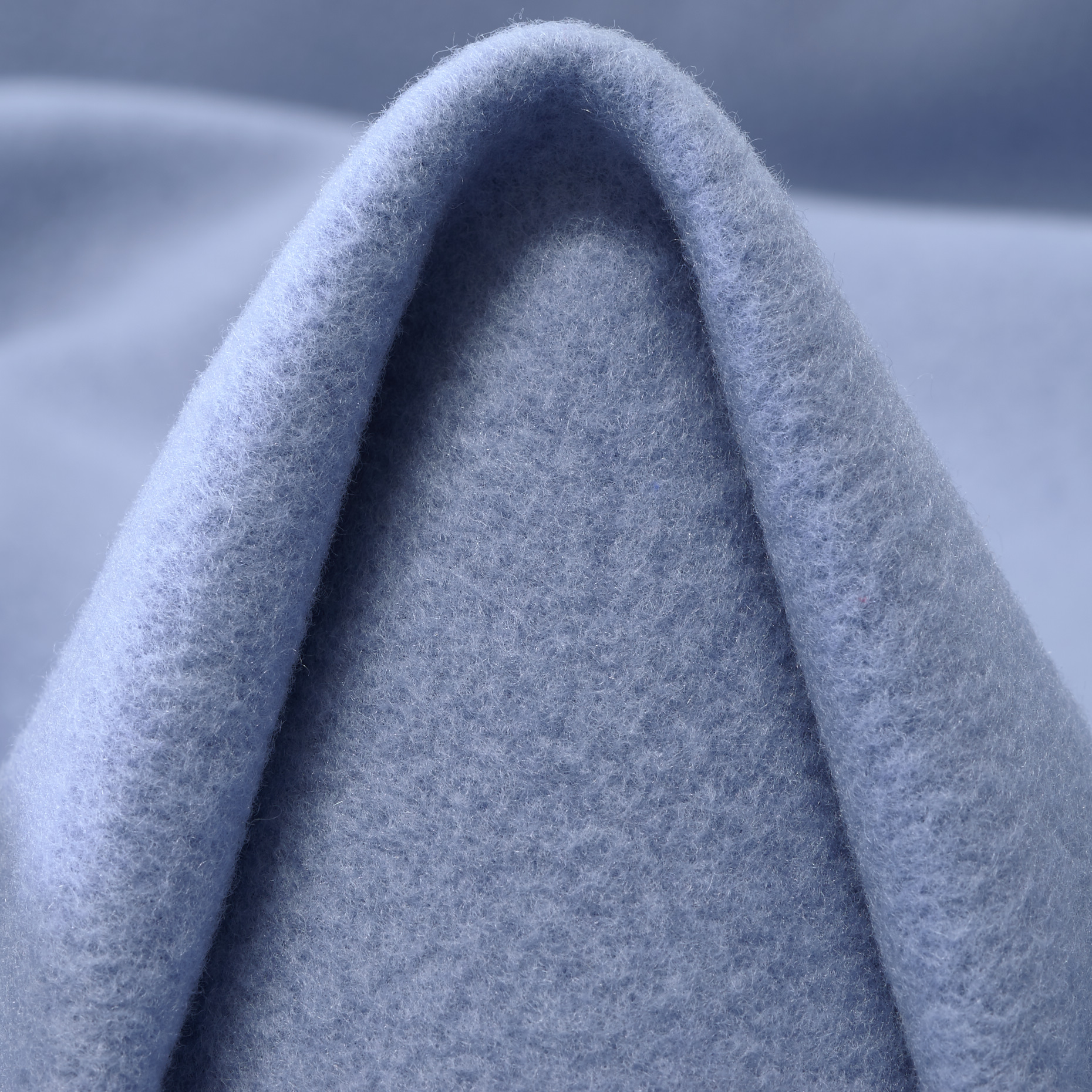 DOUBLE, BOILED WOOL, MELANGE, ENDLESS SKY (F000048102)