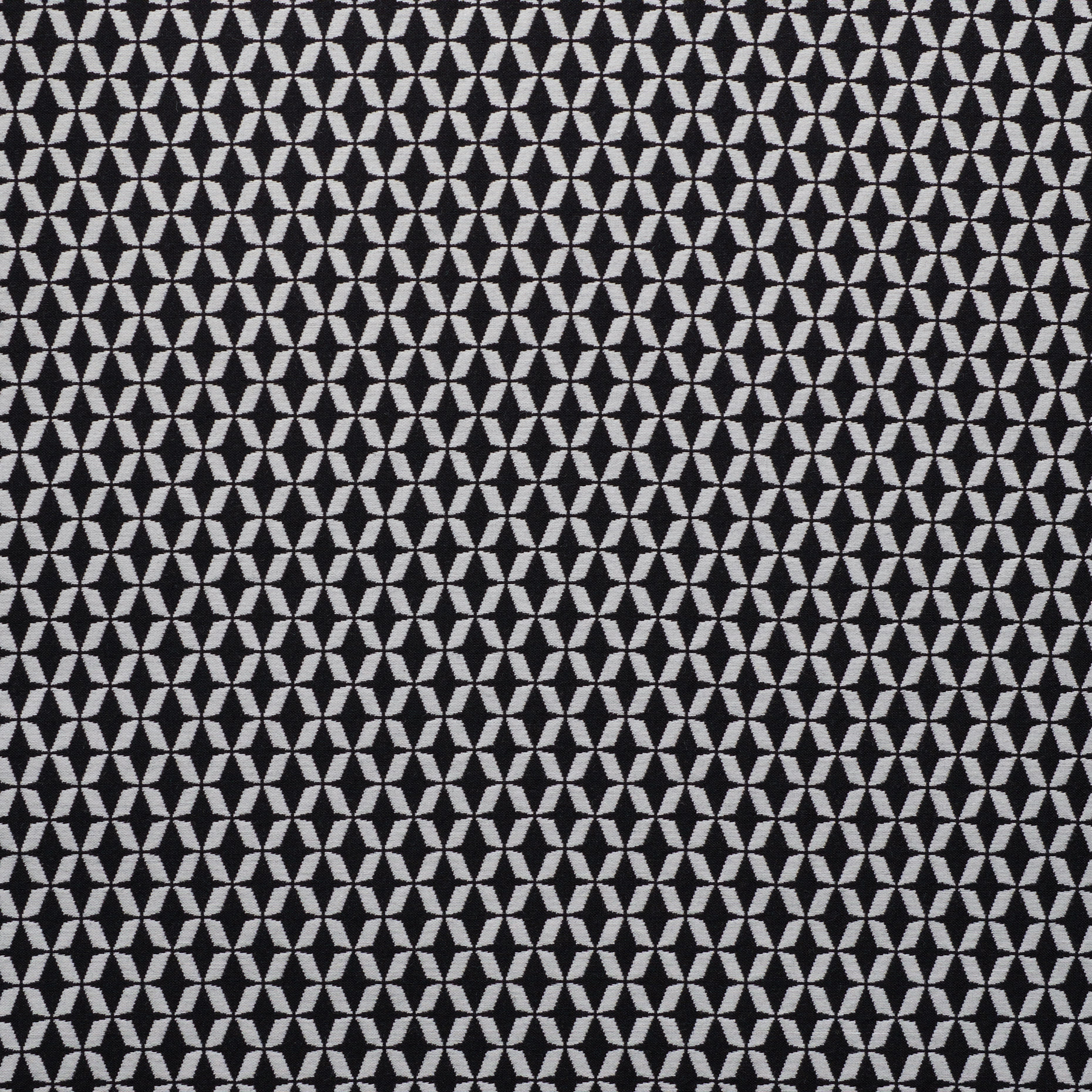 Jacquard, Cotone, Ivory&Raven Black (F000024292) - Trama