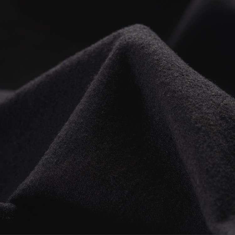 WOOL, SILK BLEND, RAVEN BLACK (F000028087)