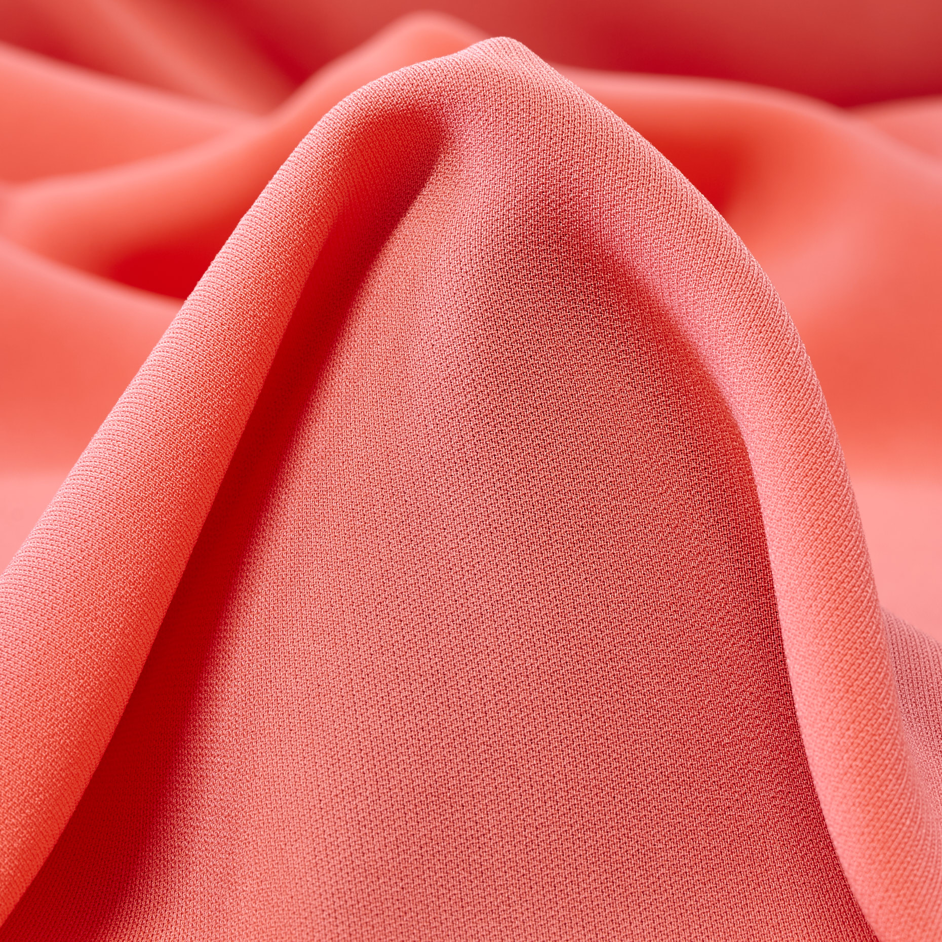 CRÊPE, TRIACETATE, DEEP SEA CORAL (F000041879)