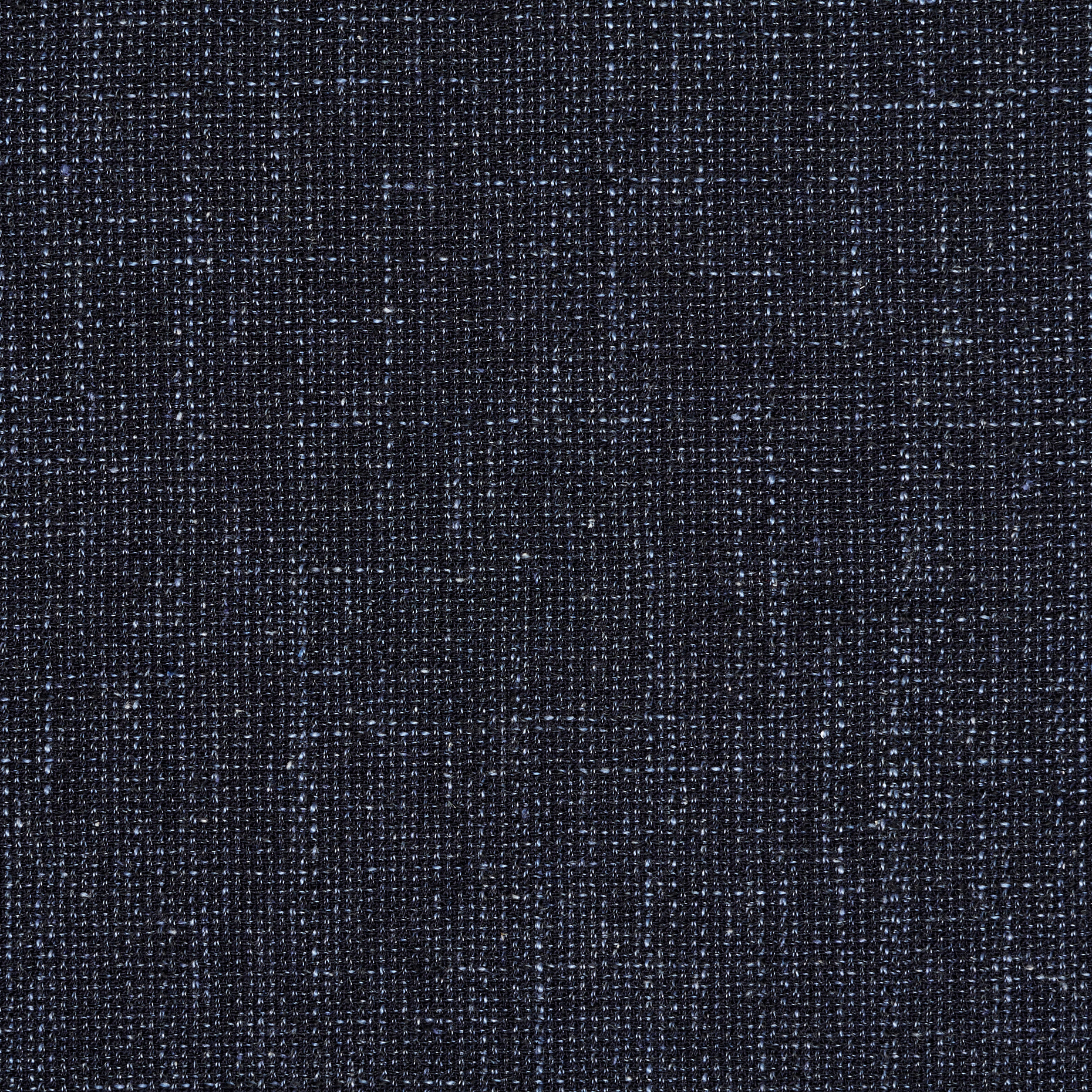 VIRGIN WOOL, LINEN BLEND, MELANGE, CROWN BLUE (F000047937) - Texture