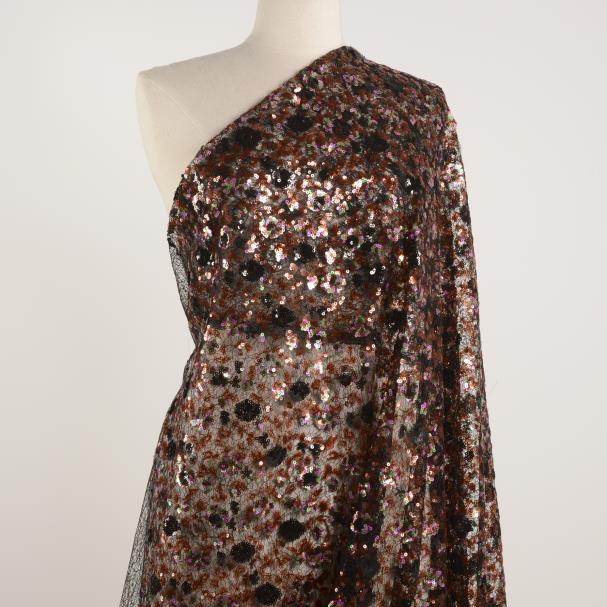 Tüll, Pailletten, Jet Black (F000027947) - Schaufensterpuppe