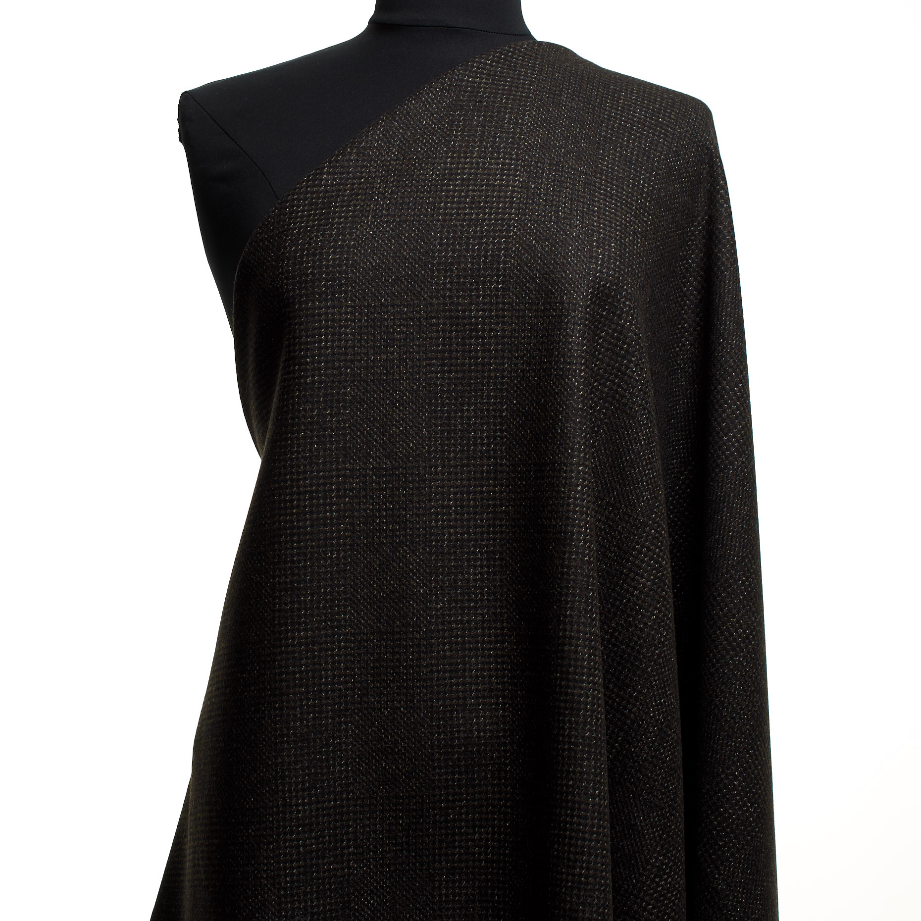 Шерсть, Мелкий рисунок, Меланж, Blackened Pearl (F000045251) - Манекен