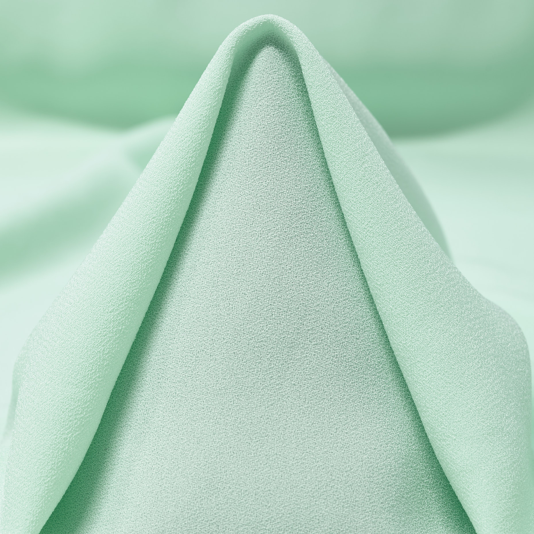 CRÊPE, SATIN, TRIACETATE, HINT OF MINT (F000046286)