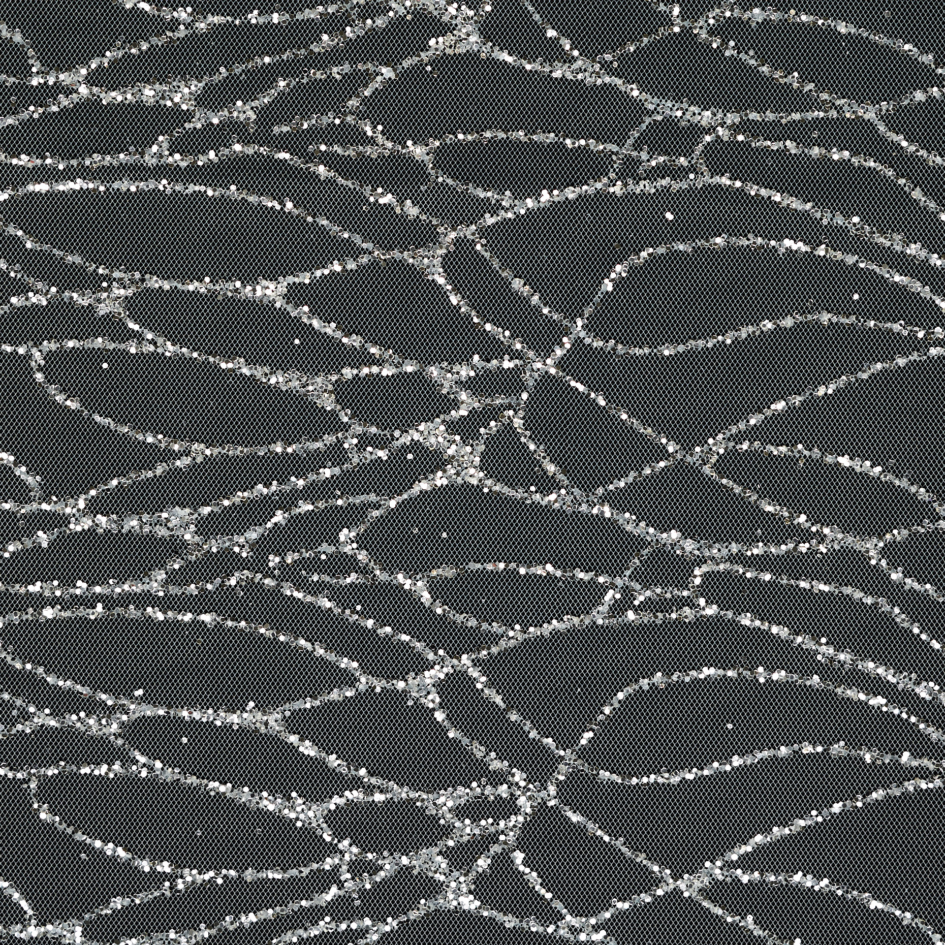 Tul, Reluciente, Metallic, Brilliant White&Silver (F000047169) - Tejido