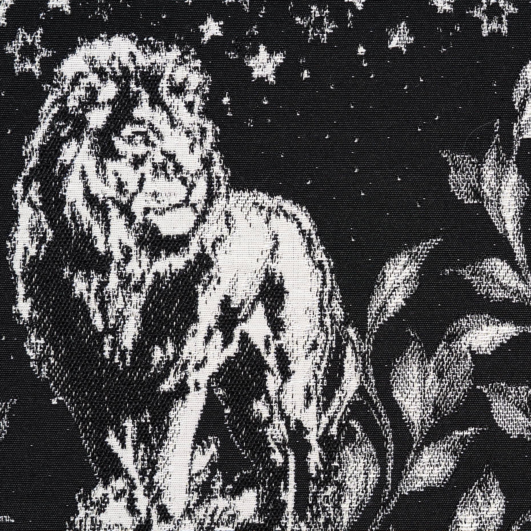 JACQUARD, COTTON, RAVEN BLACK&NIMBUS CLOUD (P000004910) - Texture