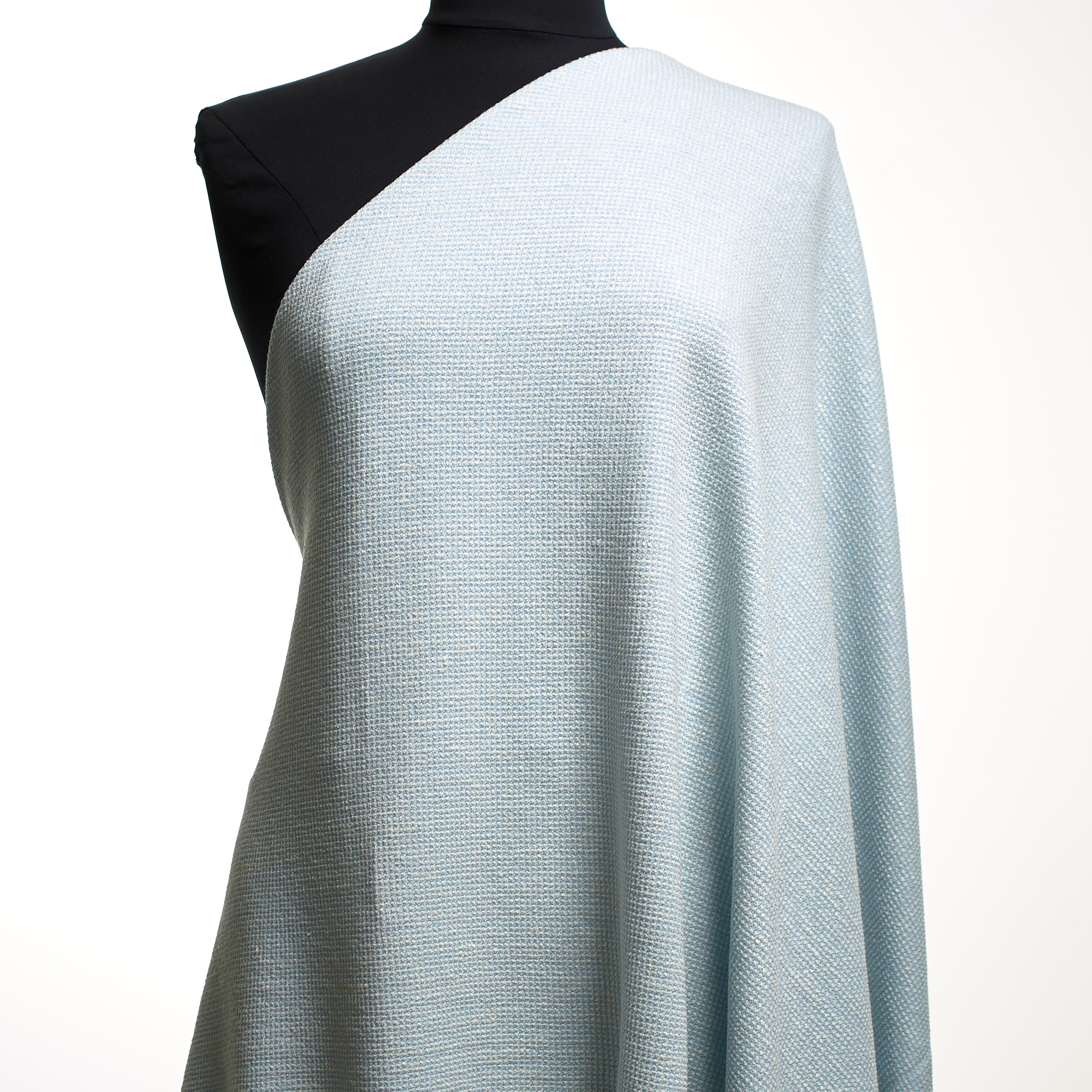 JERSEY, VISCOSE, MICRO DESIGN, BLUE GLASS&BRILLIANT WHITE (F000047841) - Mannequin