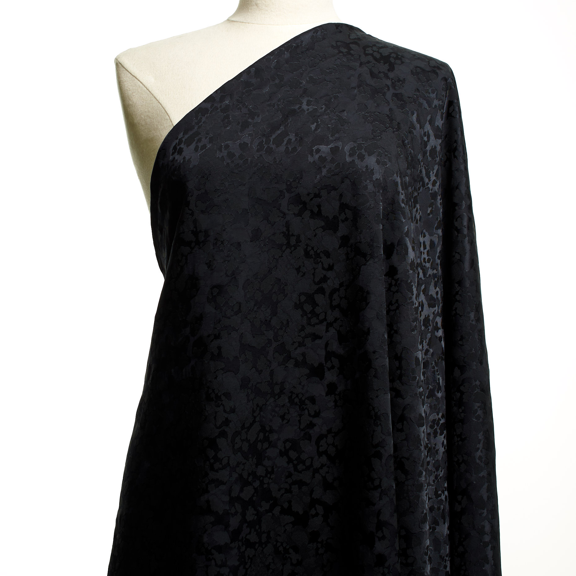 Viscose, Micro Design, Elástique, Raven Black (F000045983) - Mannequin