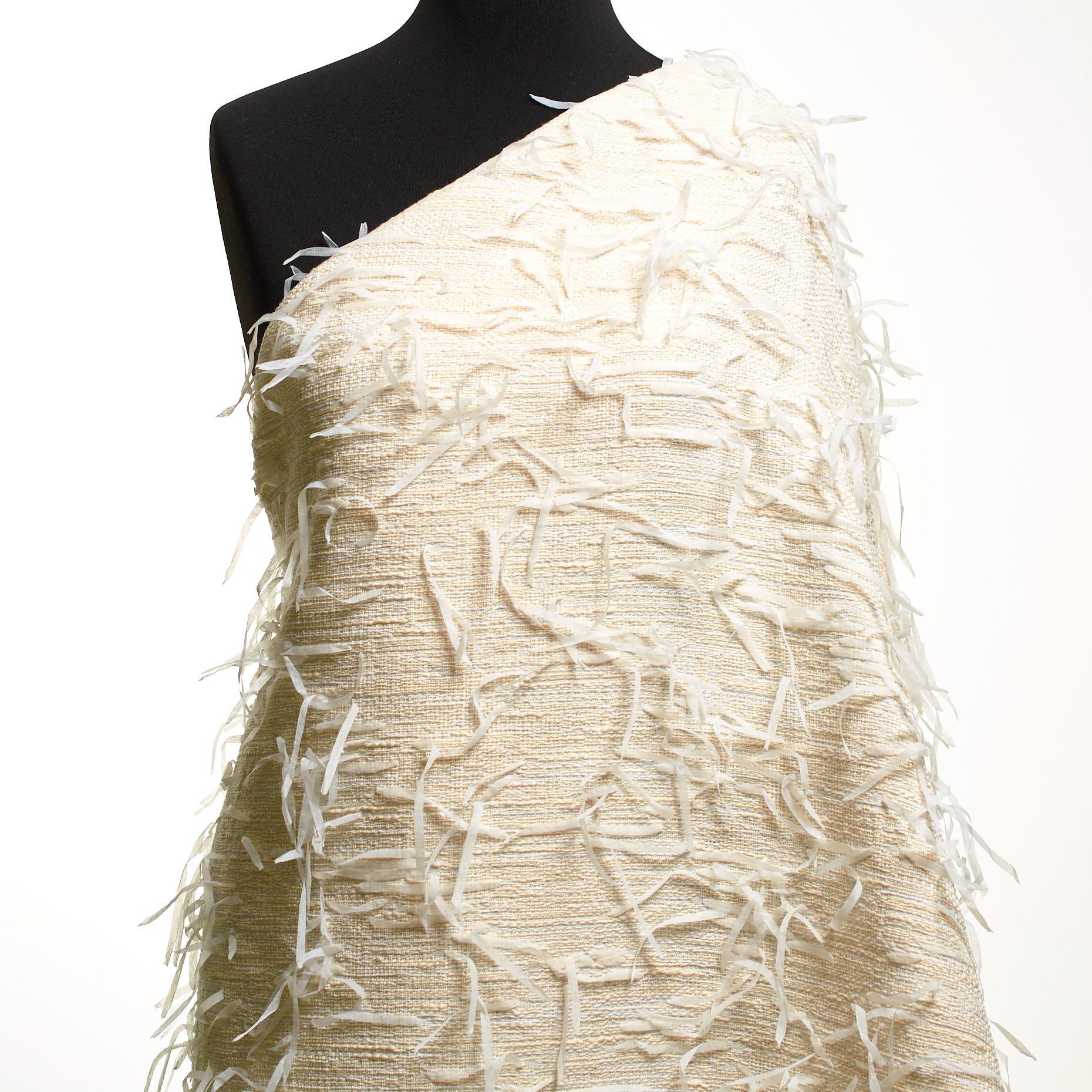 FIL COUPÉ, COTTON, VISCOSE BLEND, SNOW WHITE (P000004930) - Mannequin