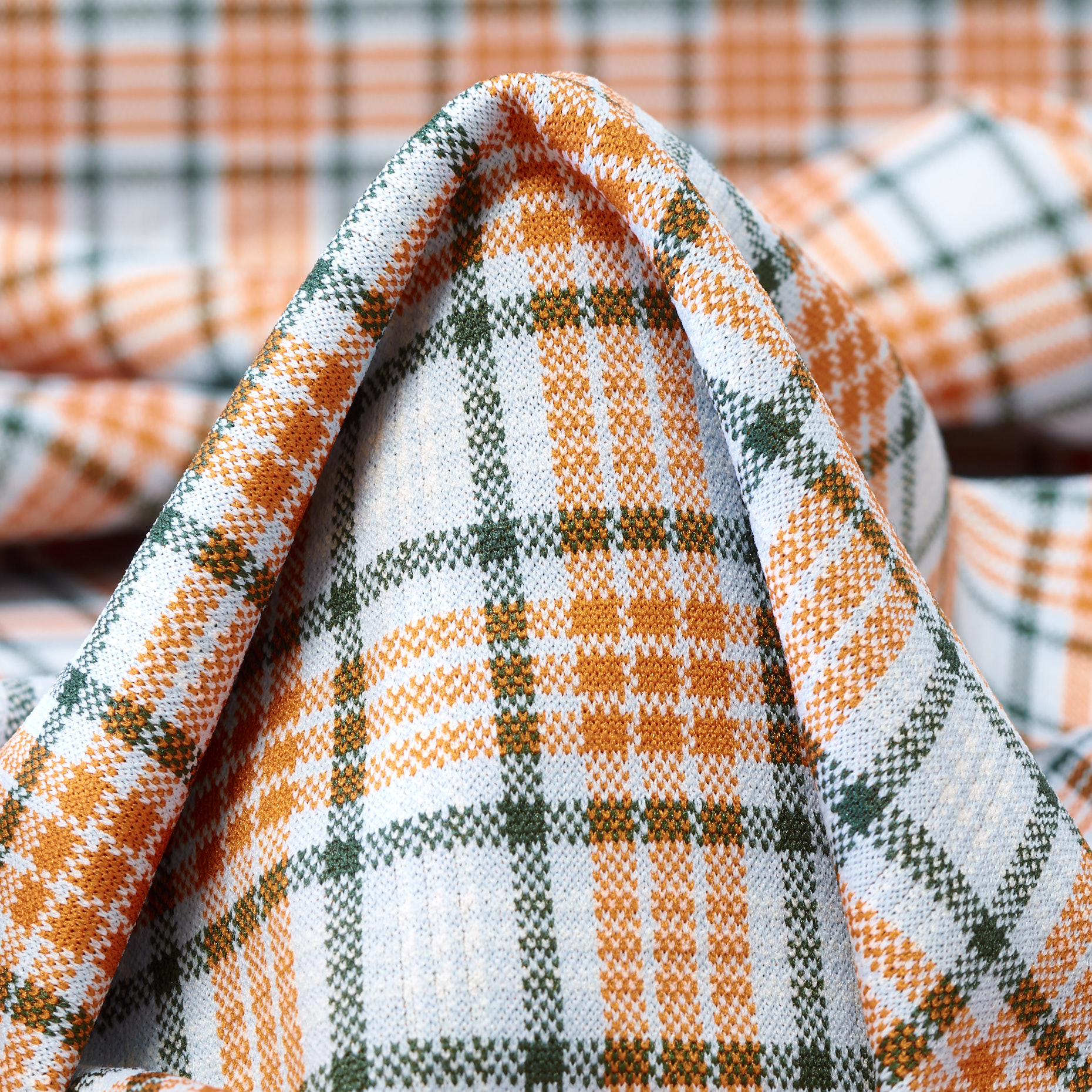 Jersey, Jacquard, Cuadro, Plein Air (F000041602)