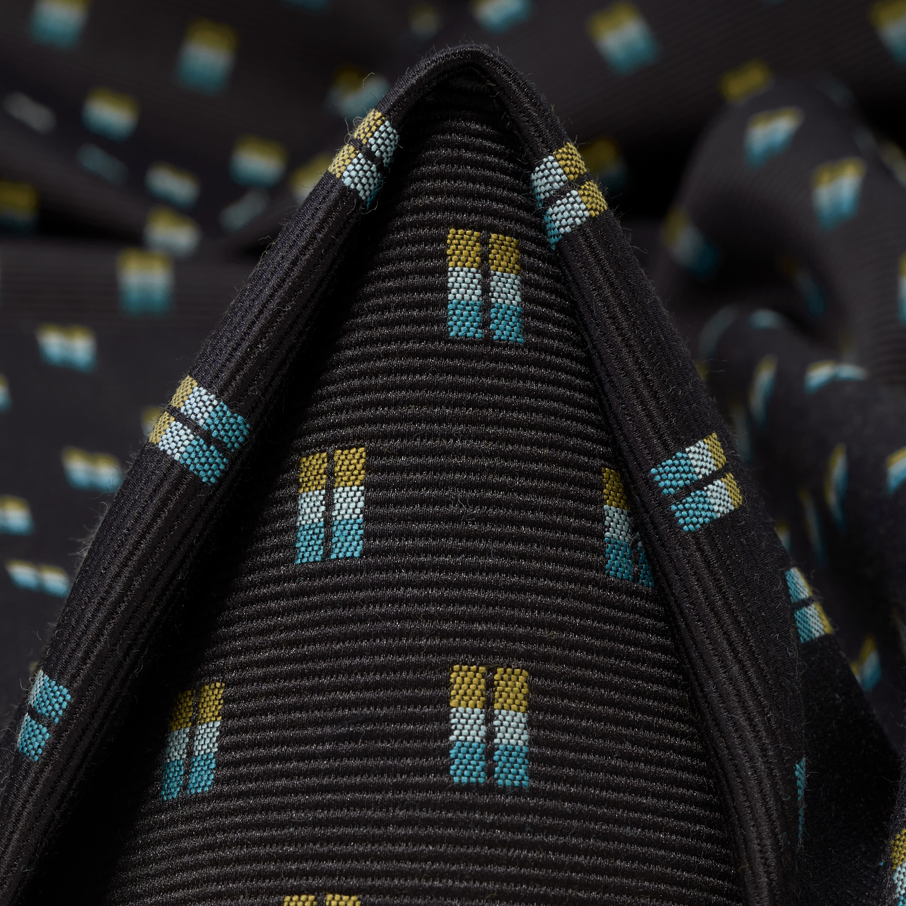 Jacquard, Algodón, Elástico, Midnight Blue&Deep Lagune (F000026133)