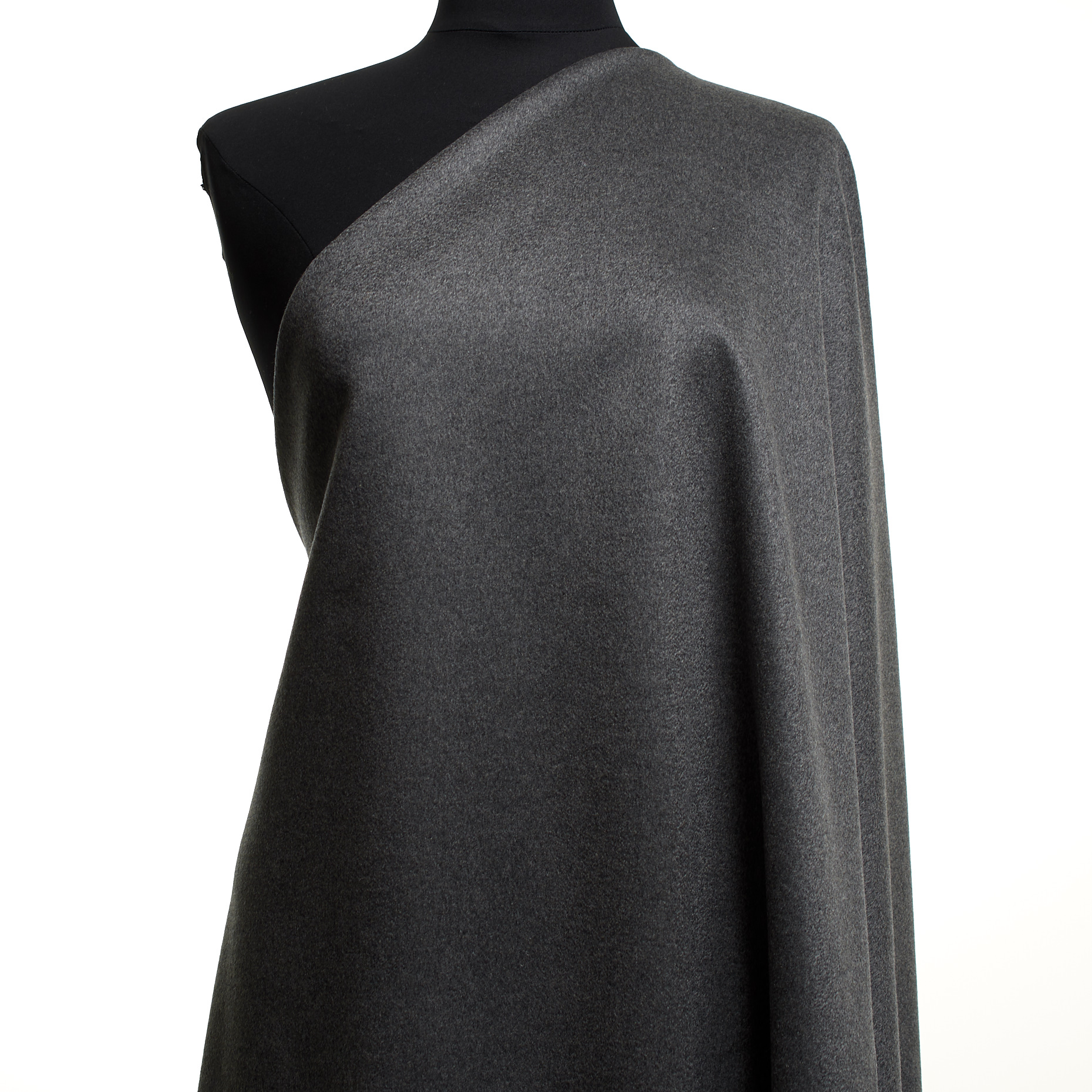 Drap, Pur Cachemire, Steel Gray (F000047239) - Mannequin