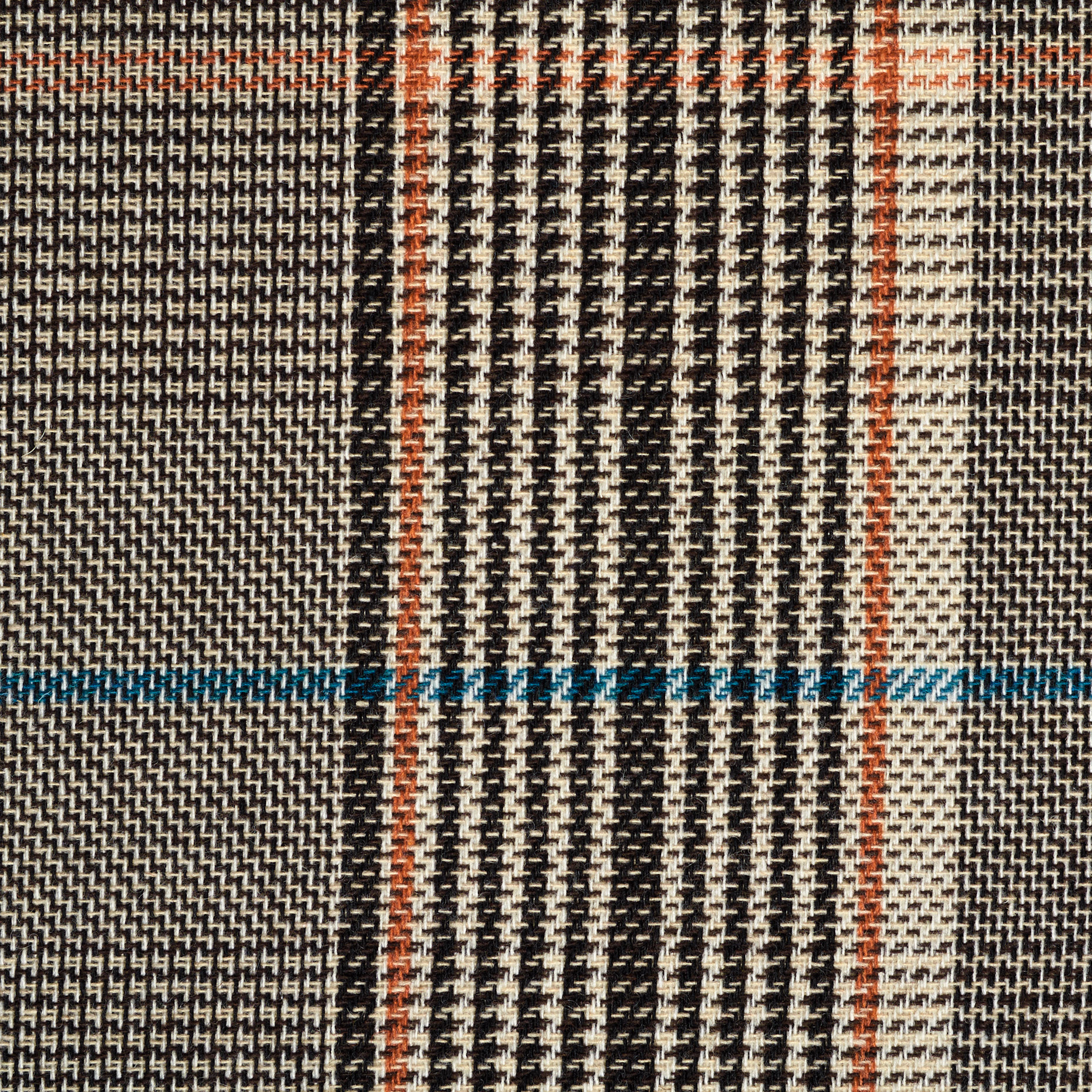 Wolle Mix, Glencheck, Tiramisu (F000040053) - Gewebe