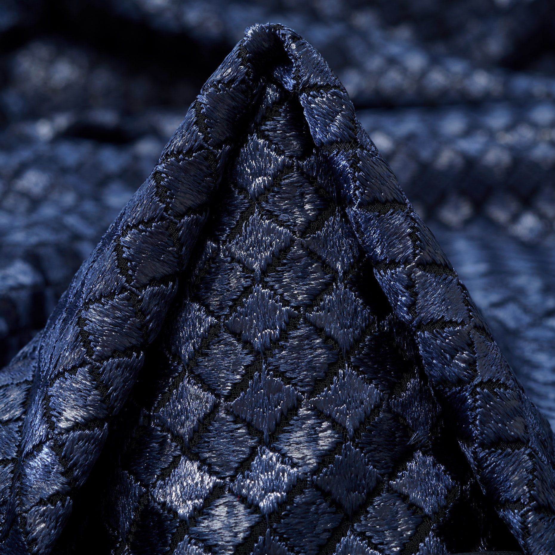 LACE, SHINY, MOOD INDIGO (F000005758)