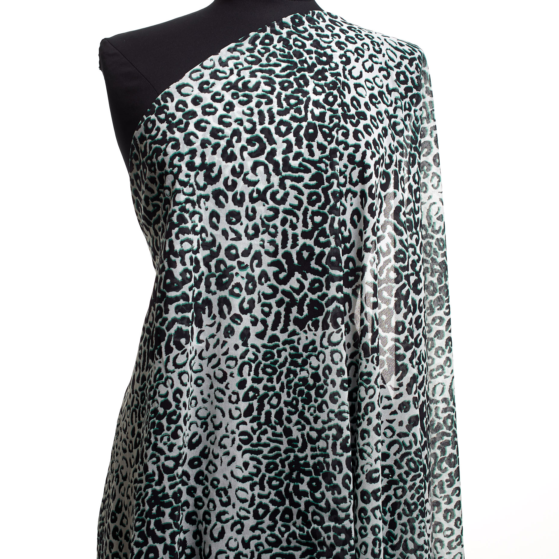 Jersey, Estampado, Animales, Raven Black&Brilliant White (F000041285) - Maniquí