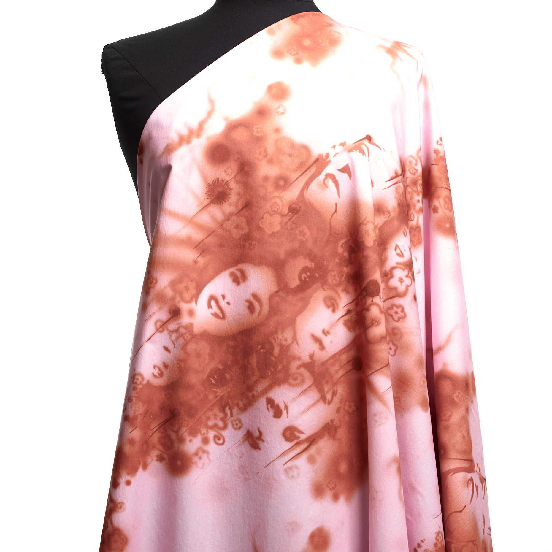 POPLIN, COTTON, PRINTED, PINK LADY (F000031899) - Mannequin