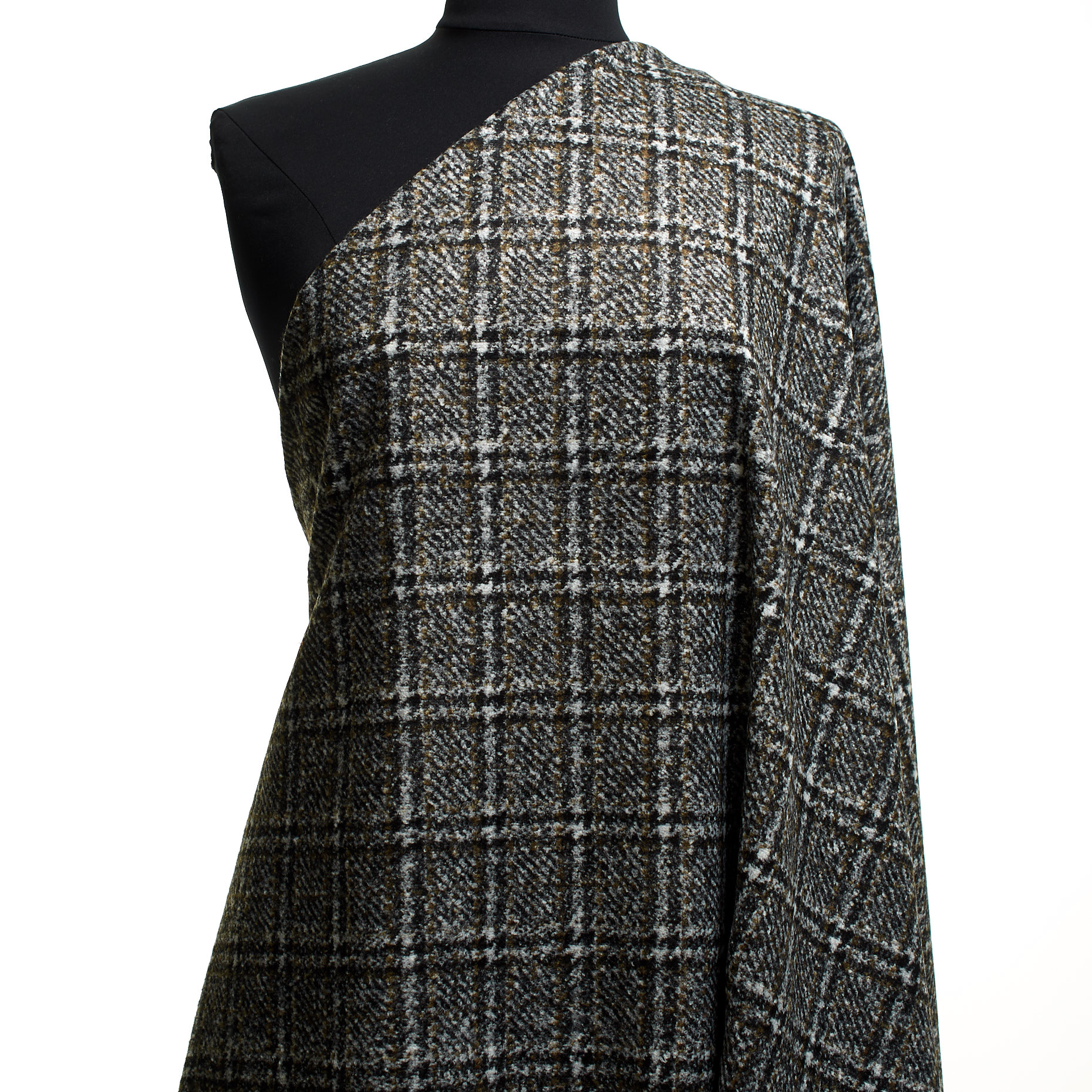 JERSEY, JACQUARD, WOOL BLEND, DARK SHADOW (F000044797) - Mannequin