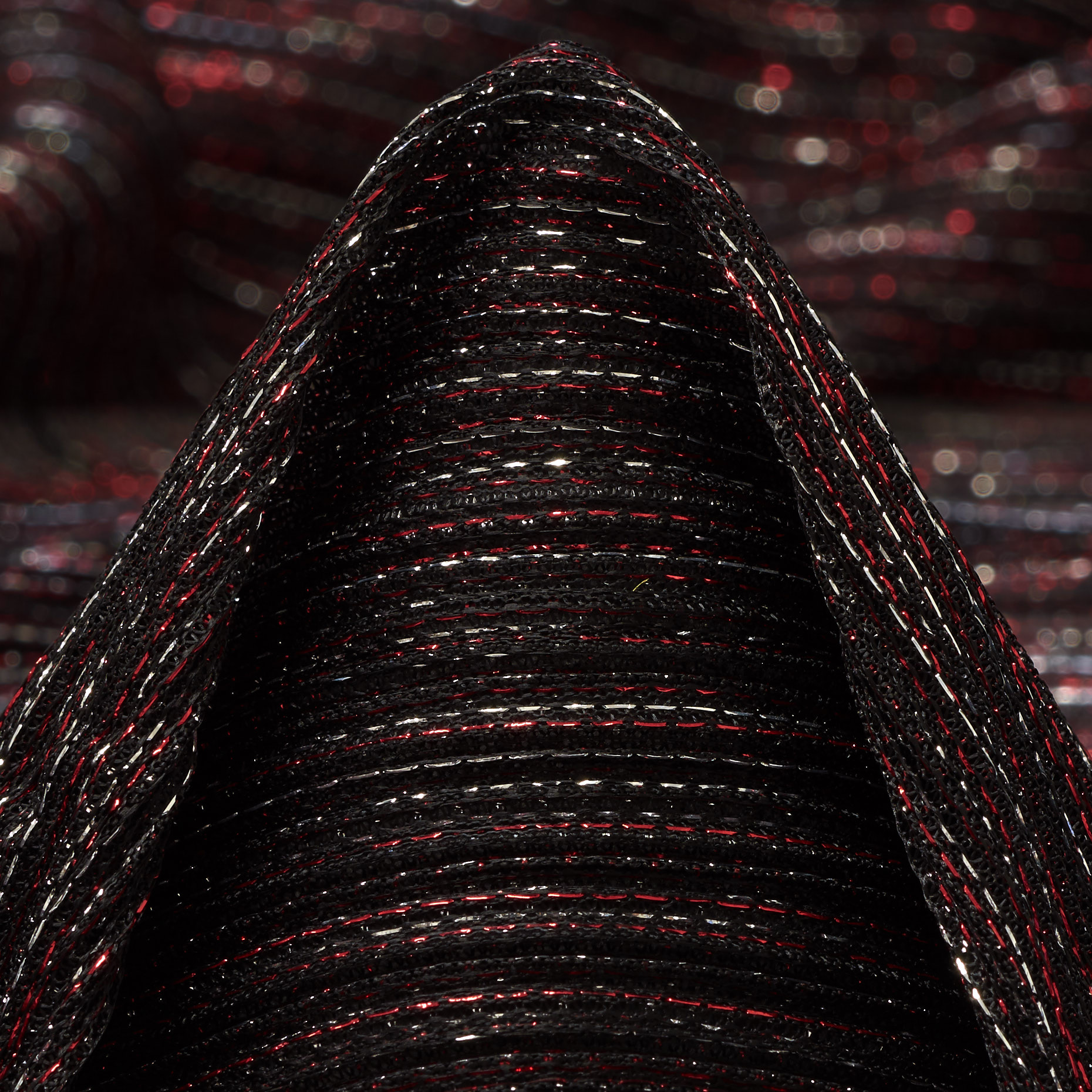 Jersey, Plisowany, Lurex, Silver&Lipstick (F000037620)