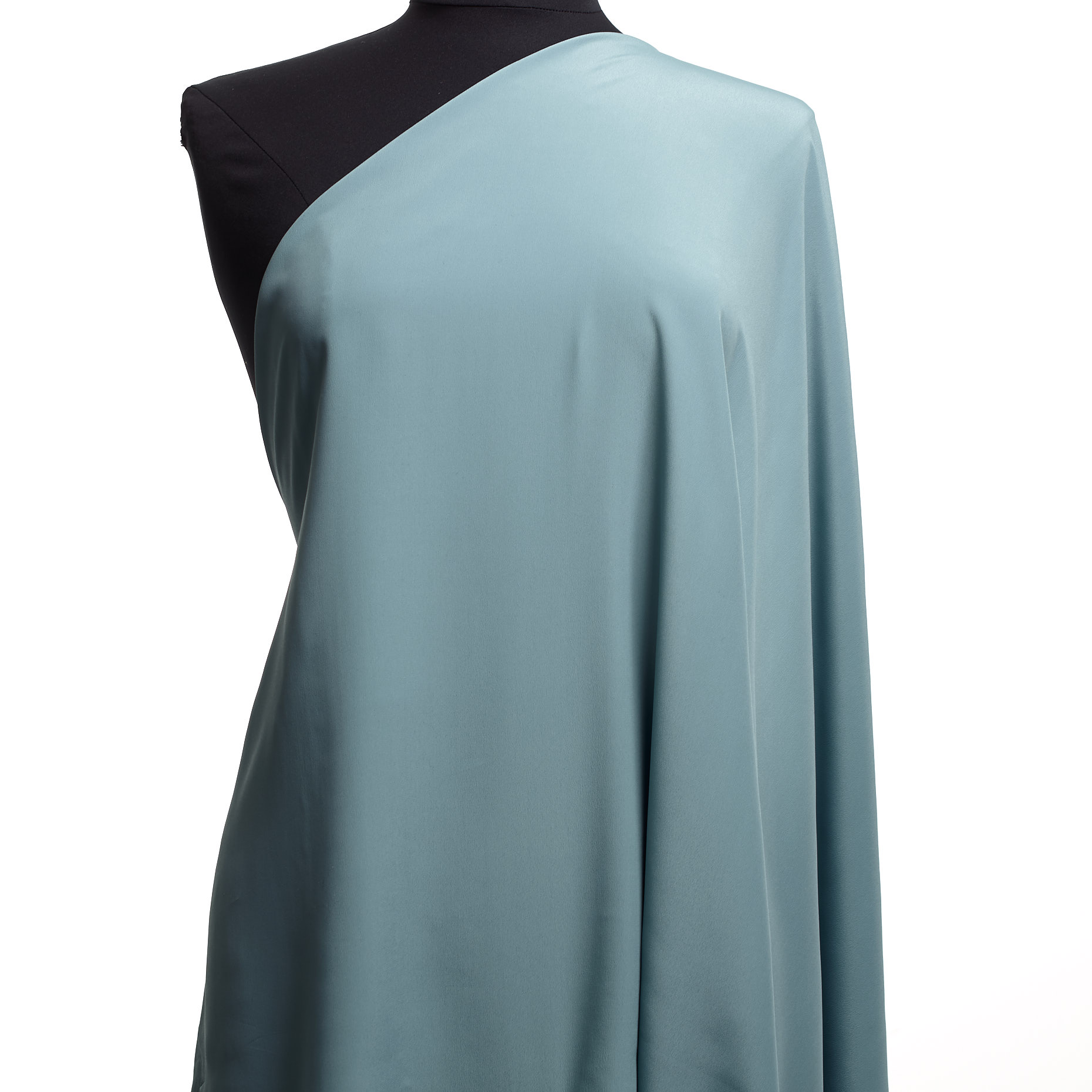 CRÊPE, ACETATE, SILK, FORGET-ME-NOT (F000040455) - Mannequin