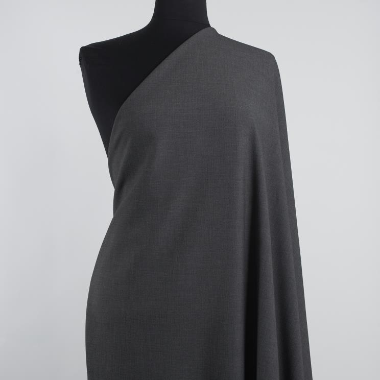 Crêpe, Twill, Misto Viscosa, Iron Gate (F000031053) - Manichino