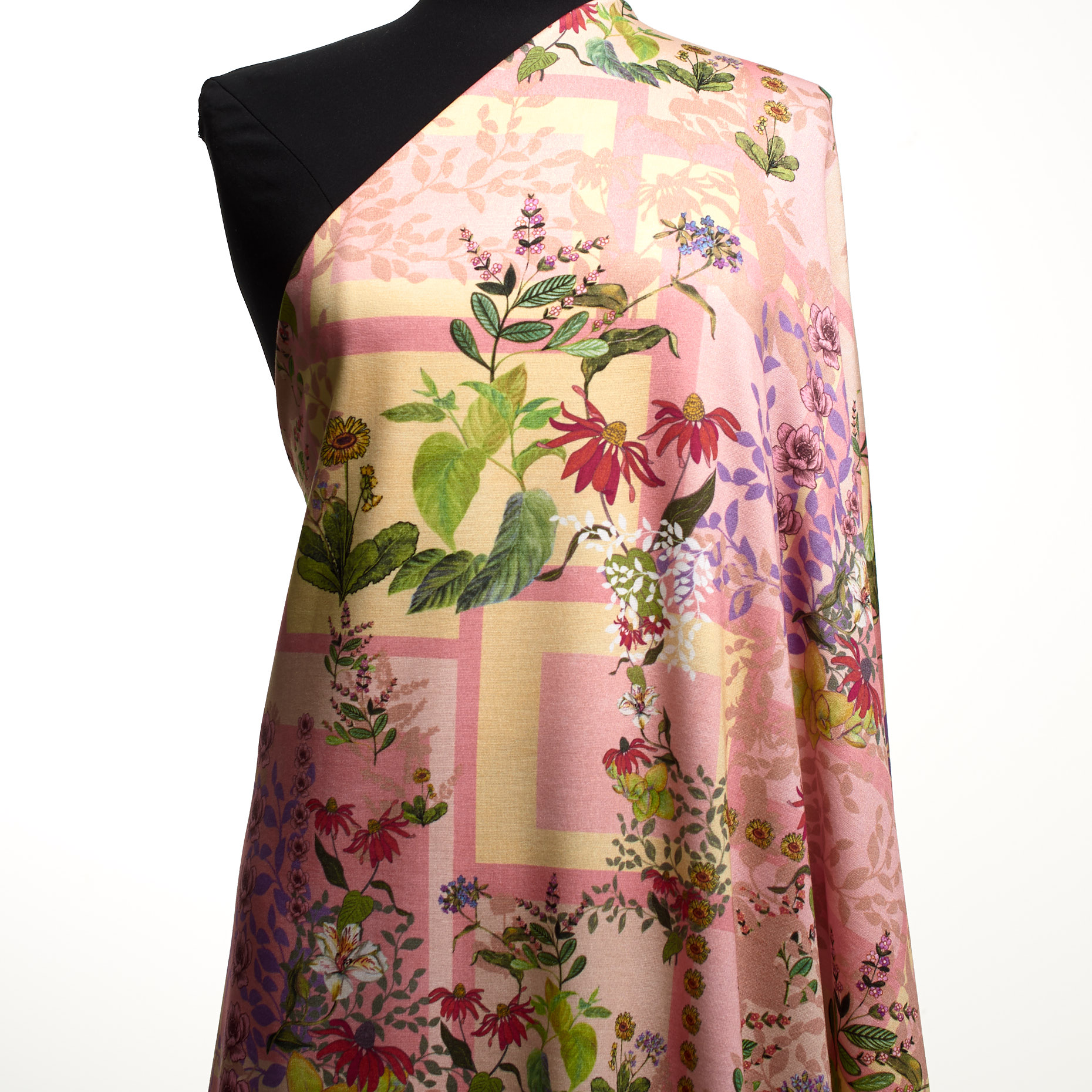 Jersey, Viscosa, Floreale, Multicolor (F000037968) - Manichino