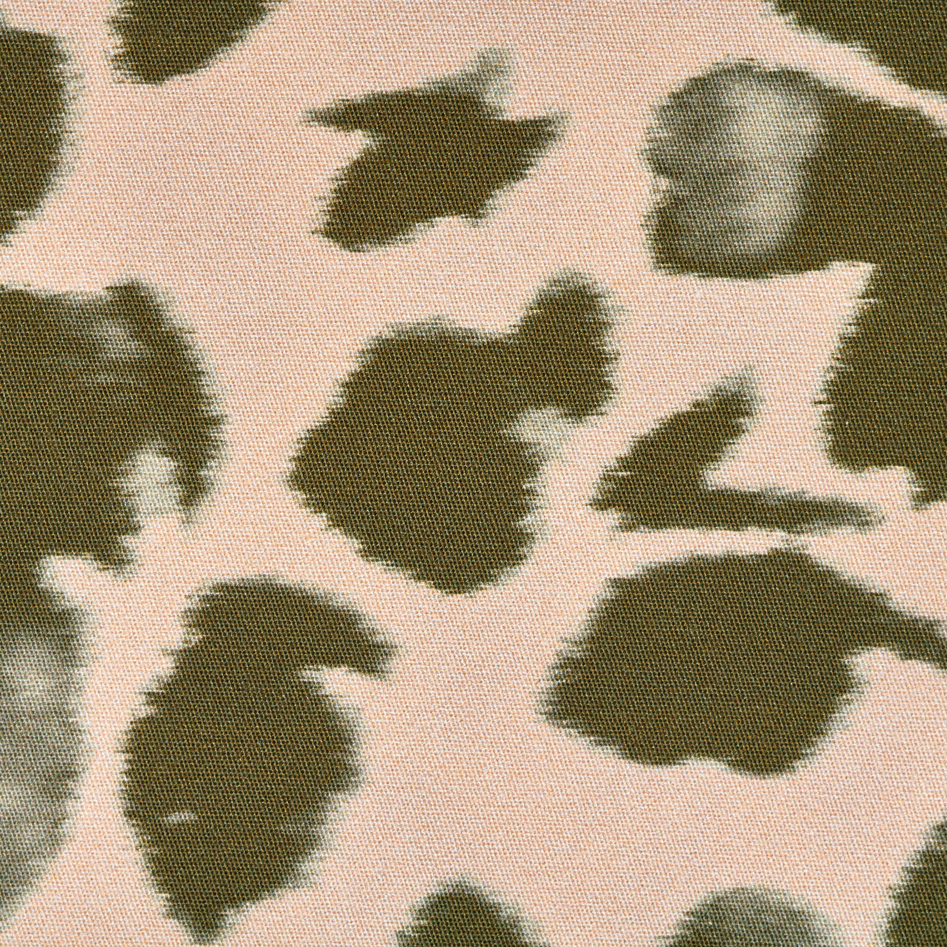 Twill, Cotone, Stampato, Pink Marshmallow&Covert Green (F000049470) - Trama