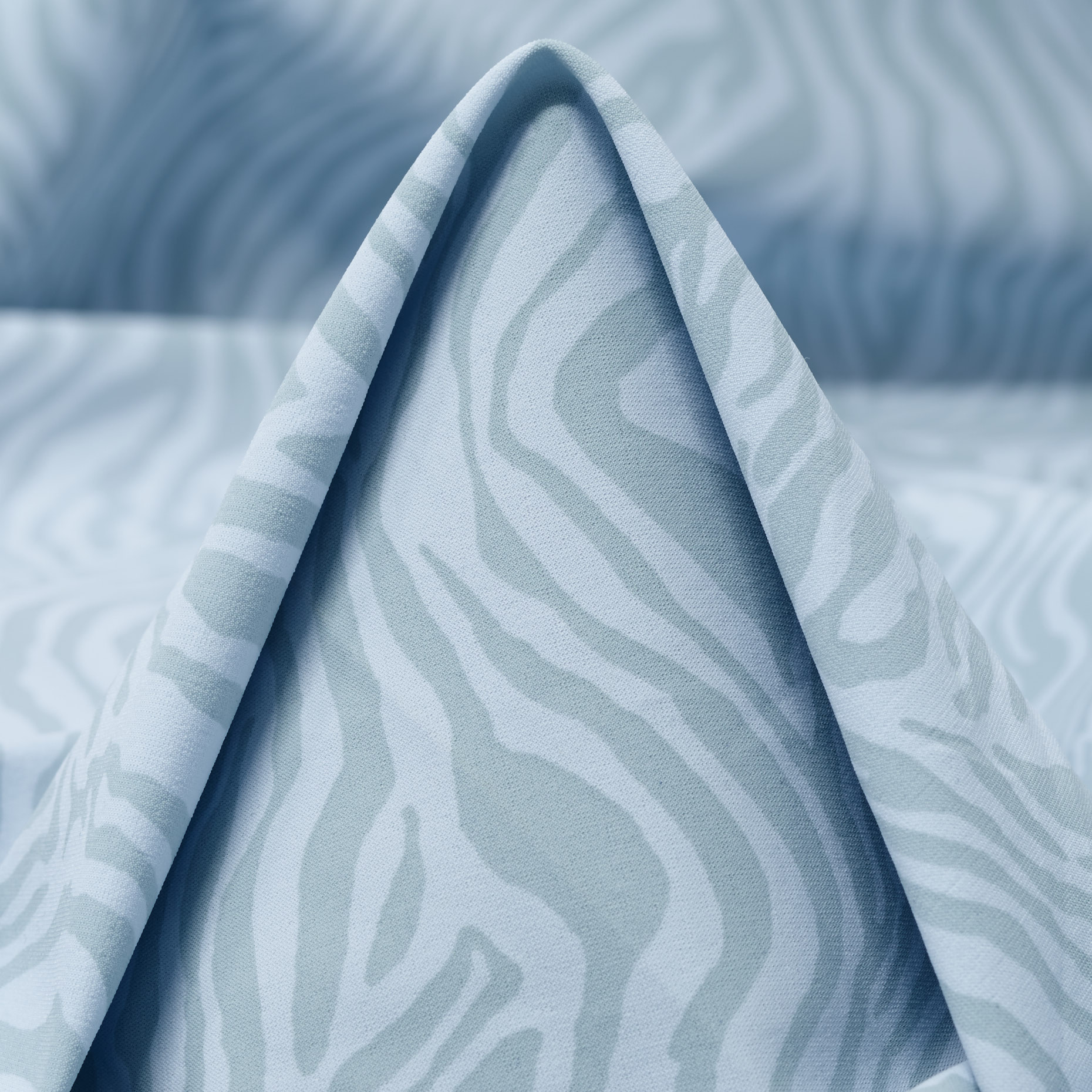 Techno Jersey, Estampado, Alta Elasticidad, Illusion Blue (F000041399)