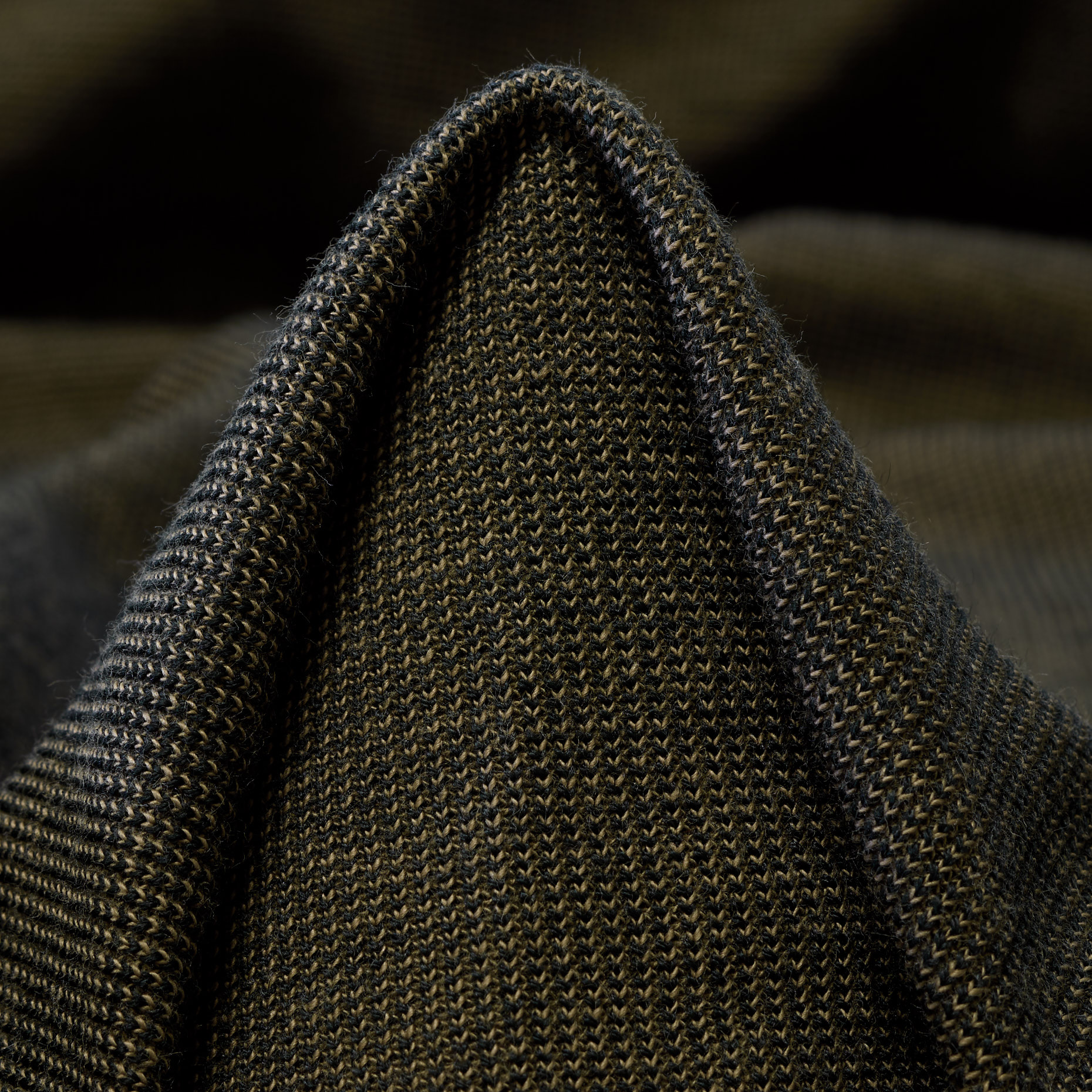 JERSEY, COTTON, WOOL BLEND, TURKISH COFFEE