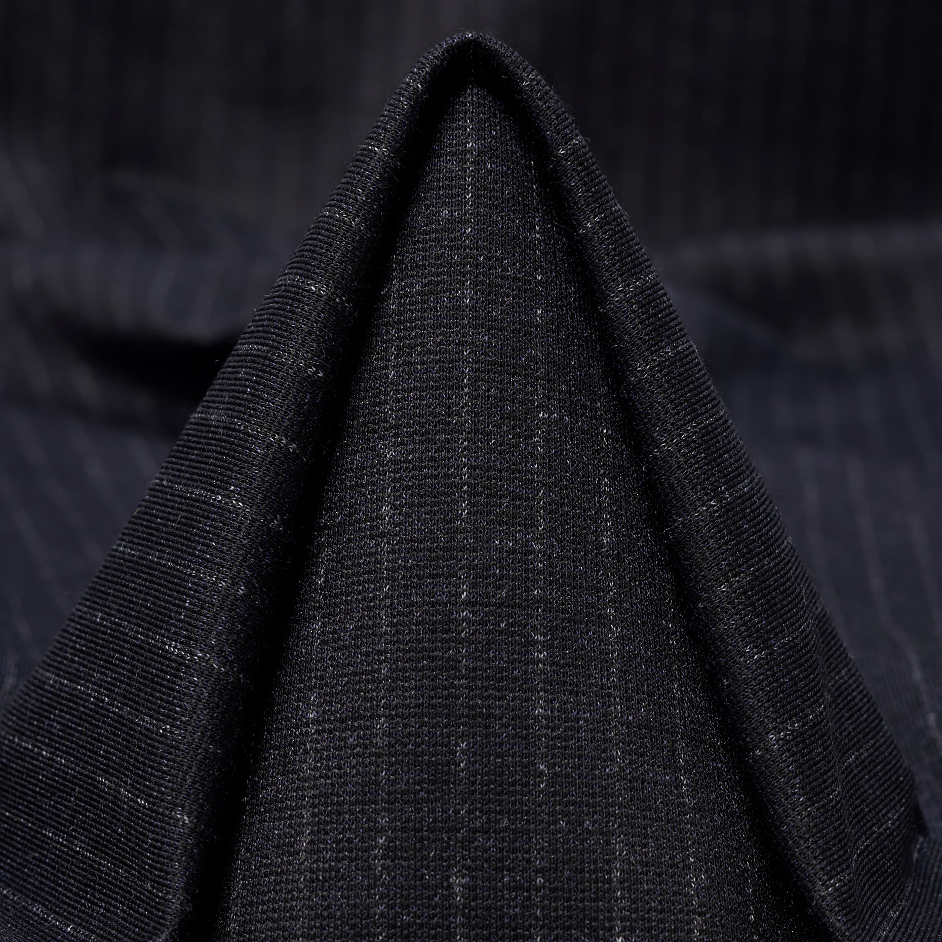 JERSEY, VISCOSE BLEND, PINSTRIPES, INKWELL