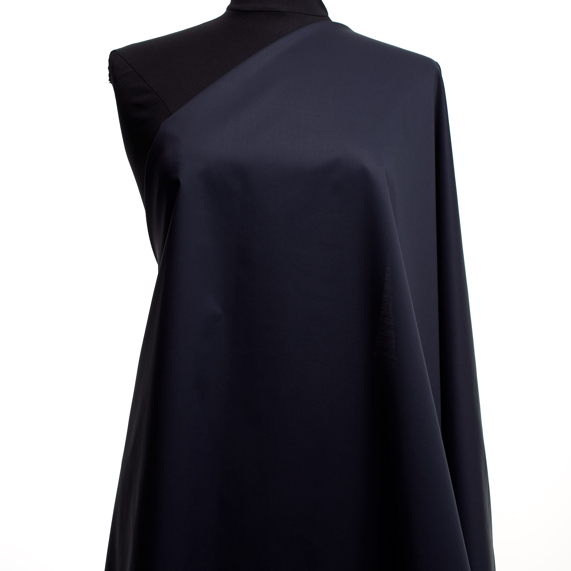 POPLIN, COTTON ELASTIC, ELASTIC, DARK SAPPHIRE (T0000523) - Mannequin