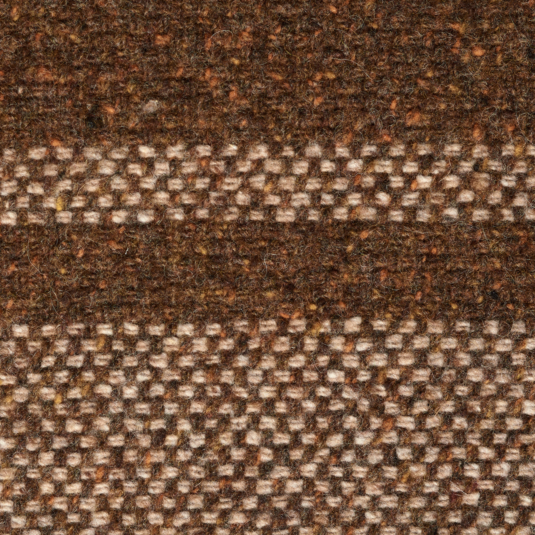 Твид, Шерсть Виргинская, Меланж, Toffee (F000042843) - Ткань